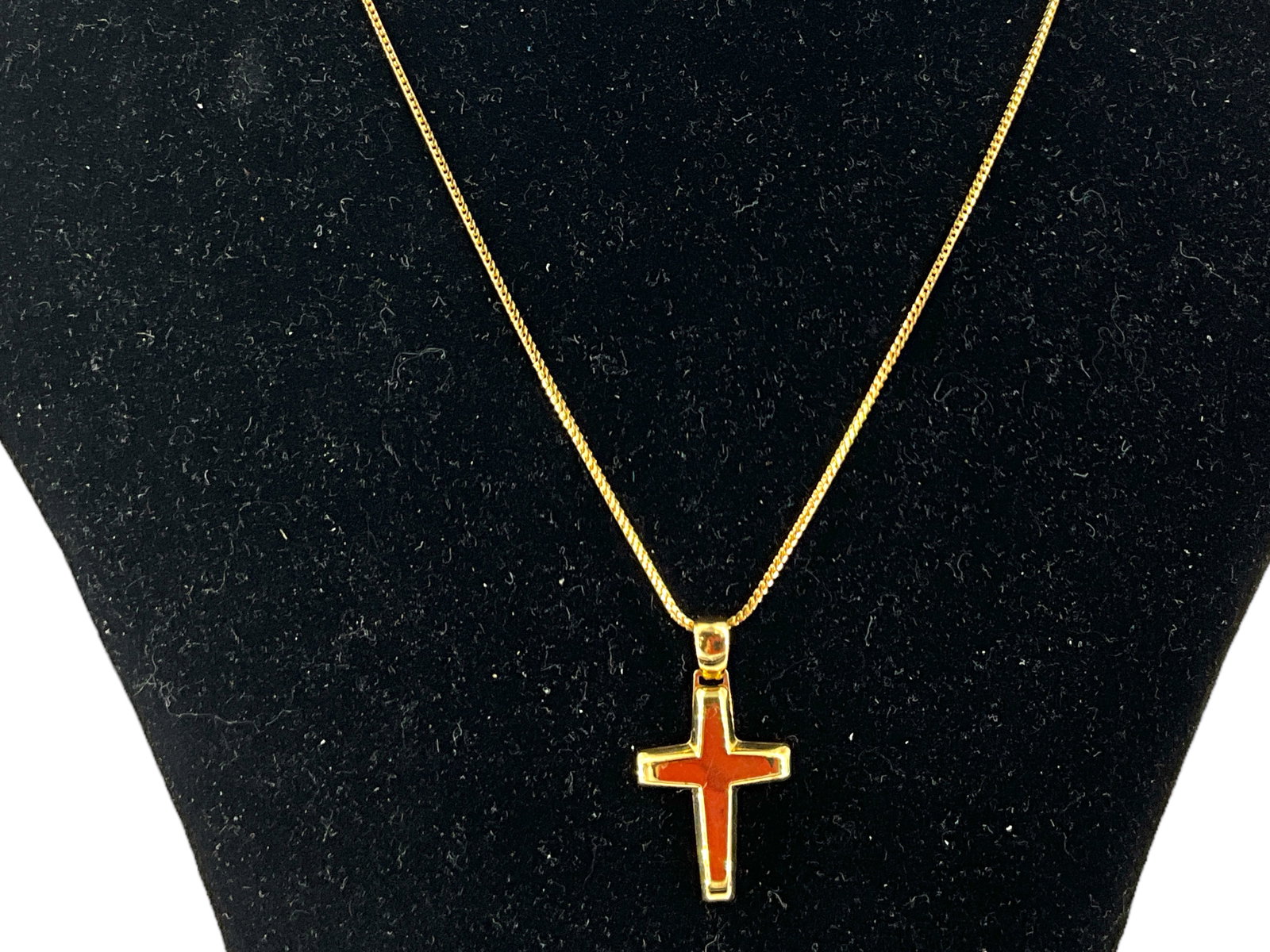 18k Cross Necklace (1 of 6)