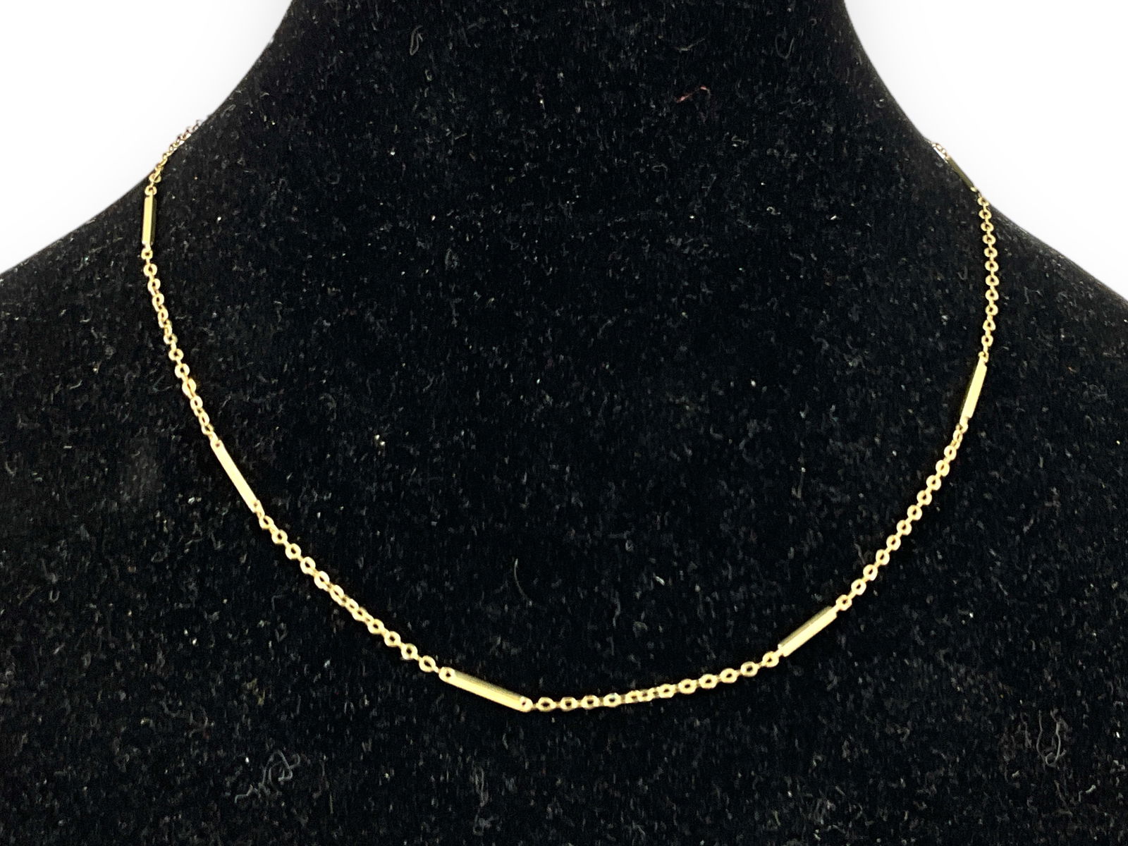 14k y/g Fancy Link Chain (1 of 4)