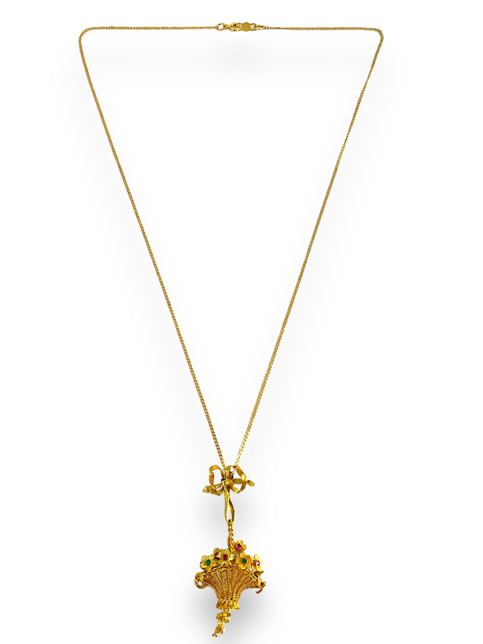 Pretty 22k Basket of ìFlowersî (1 of 5)