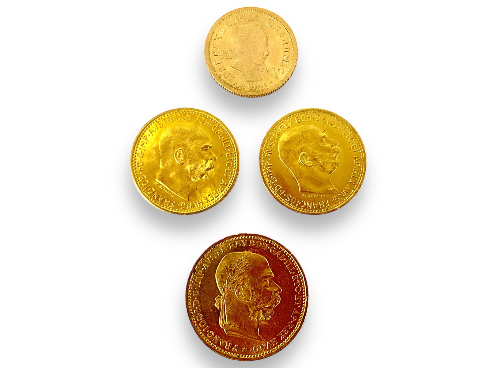 Four Foreign Gold Coins (1 of 5)