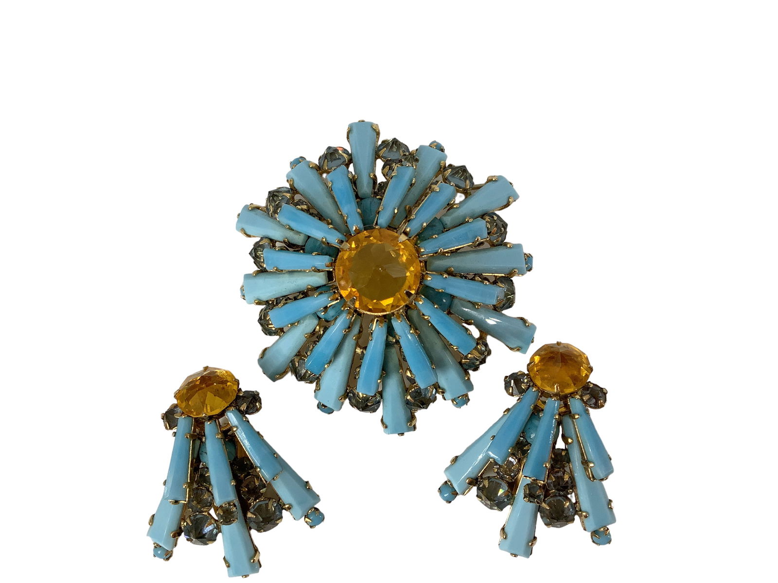Cool Blue Demi-Parure Set by ìSchreiner New Yorkî (1 of 5)