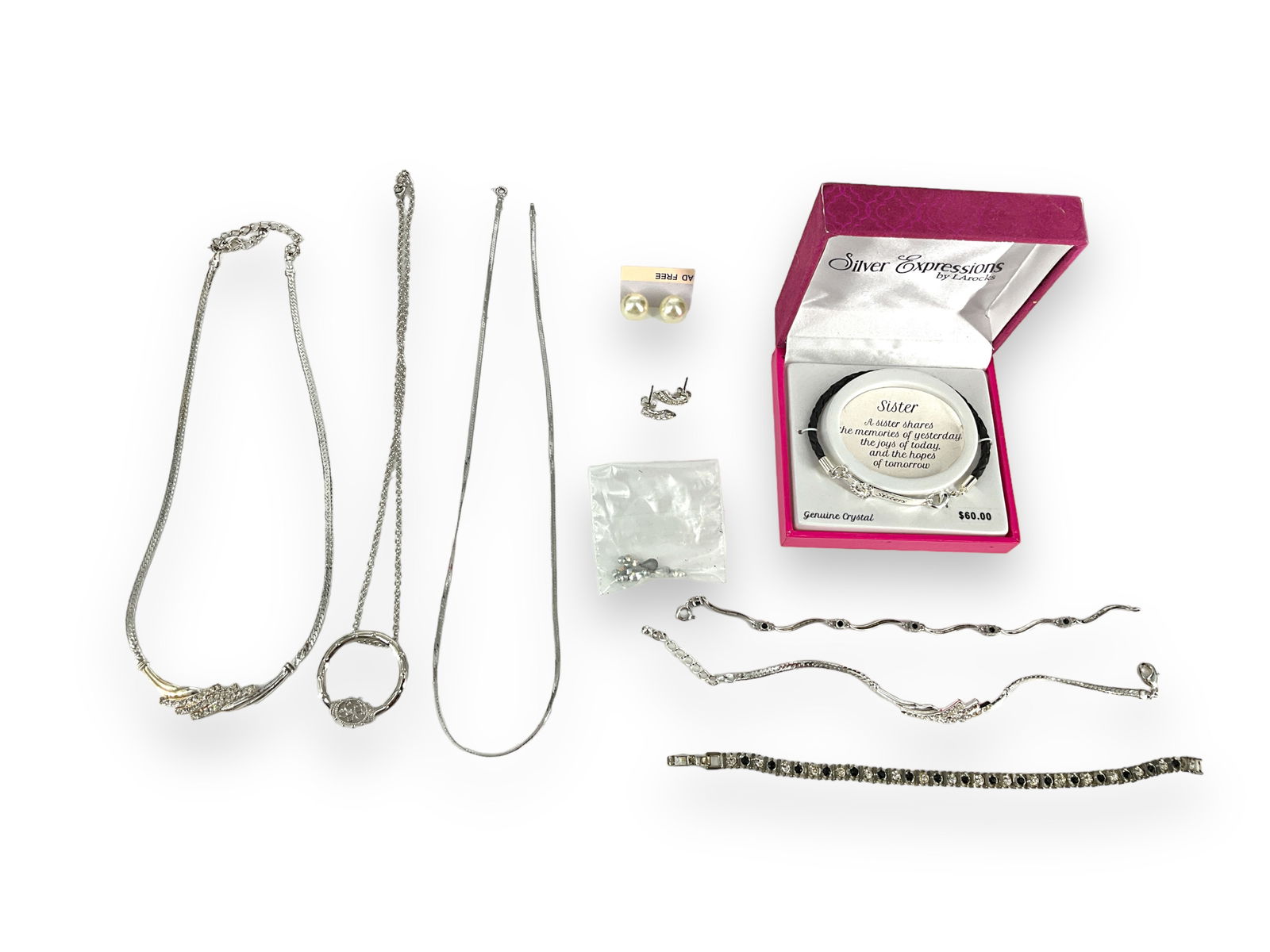 Silver and Silver-Tone Jewelry Items (1 of 7)