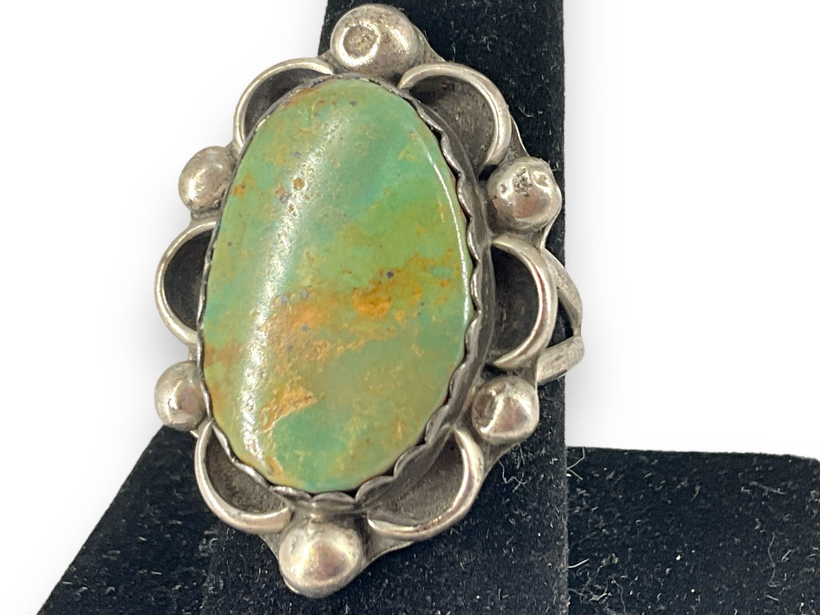 Sterling Silver and Turquoise Southwestern Ring (1 of 2)