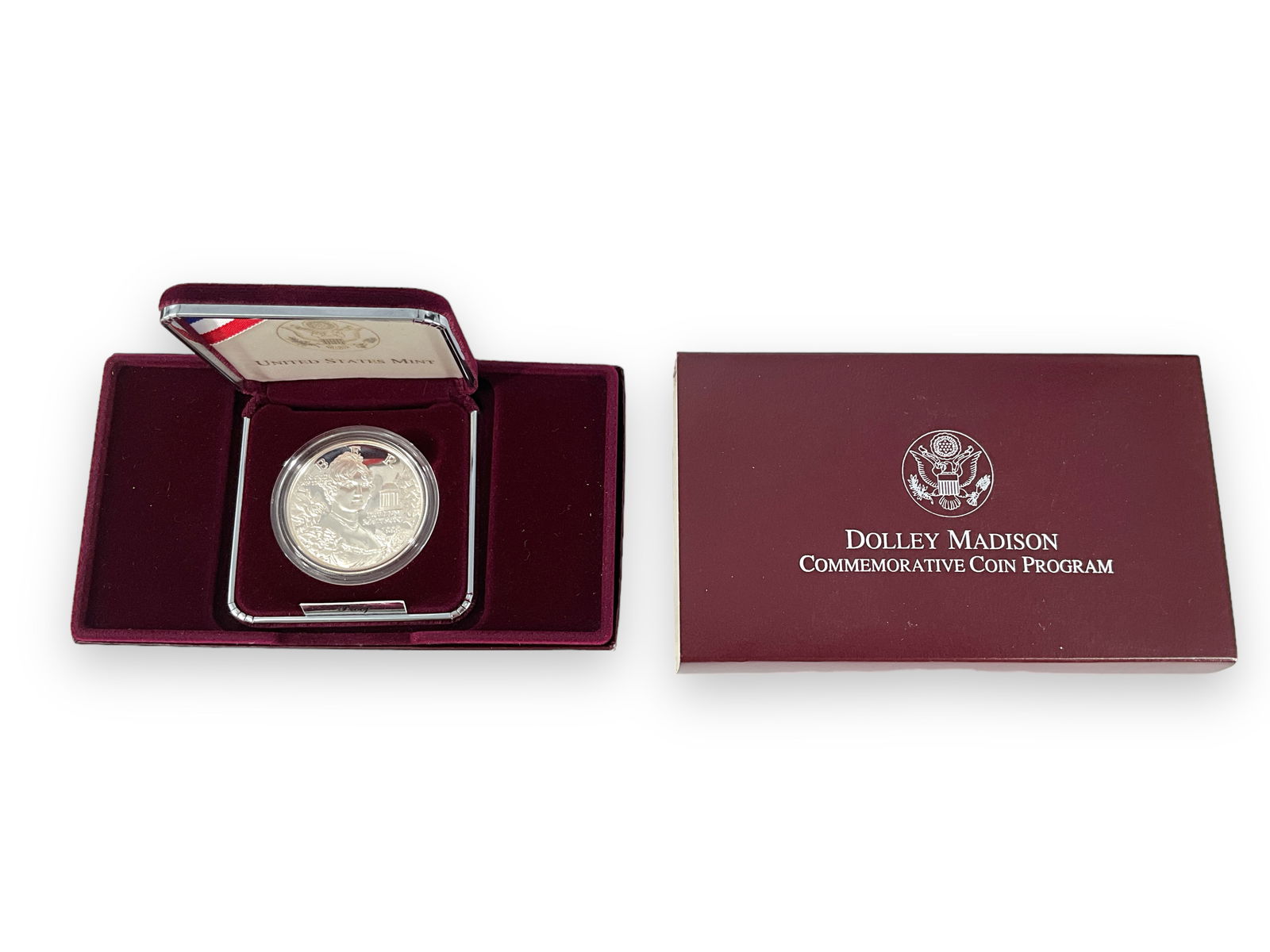 1999 U.S. Dolley Madison Commemorative Silver Dollar Coin (1 of 5)