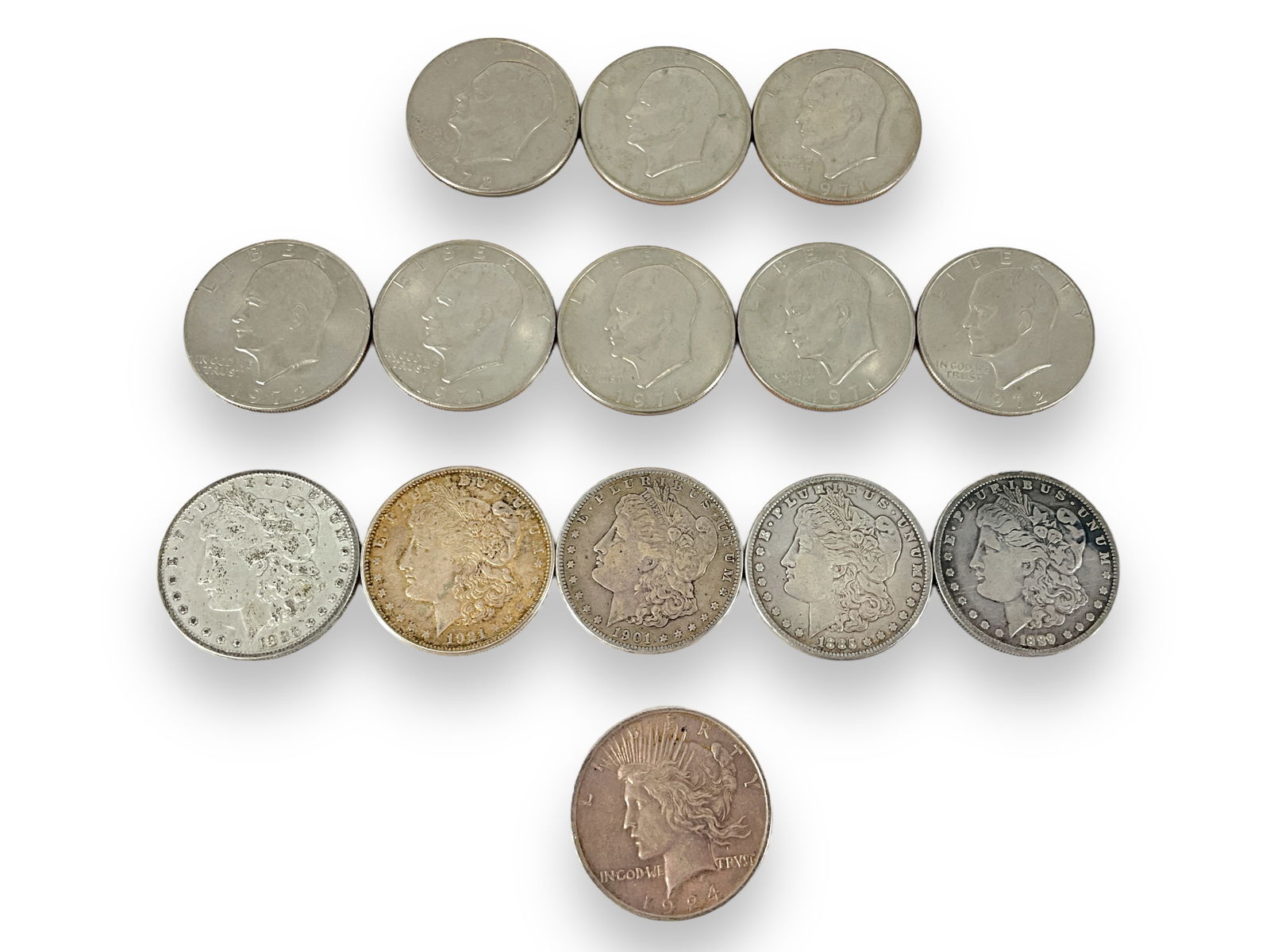 14 U.S. Dollar Coins (1 of 4)