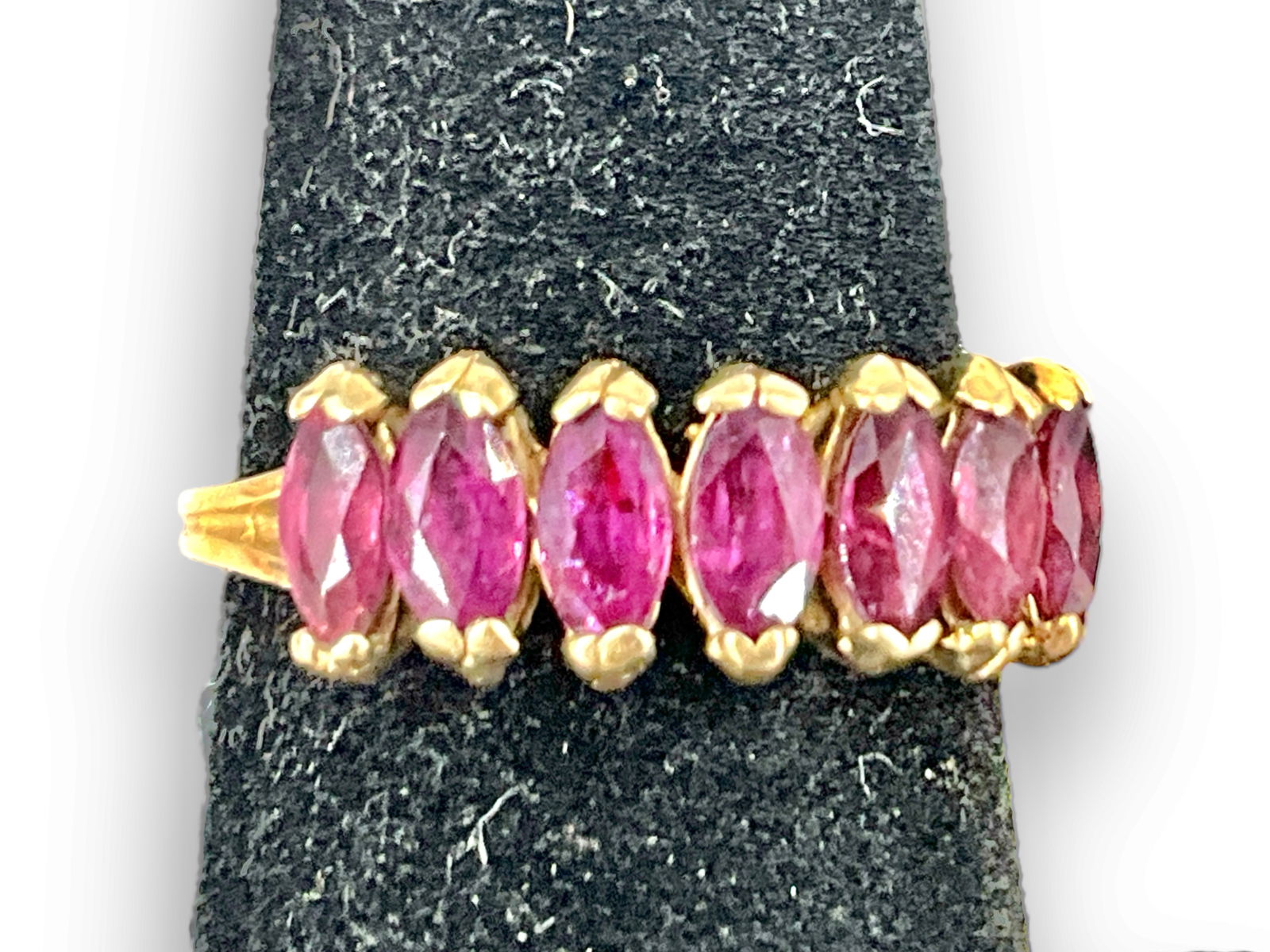 Gold and Ruby Row Ring (1 of 6)