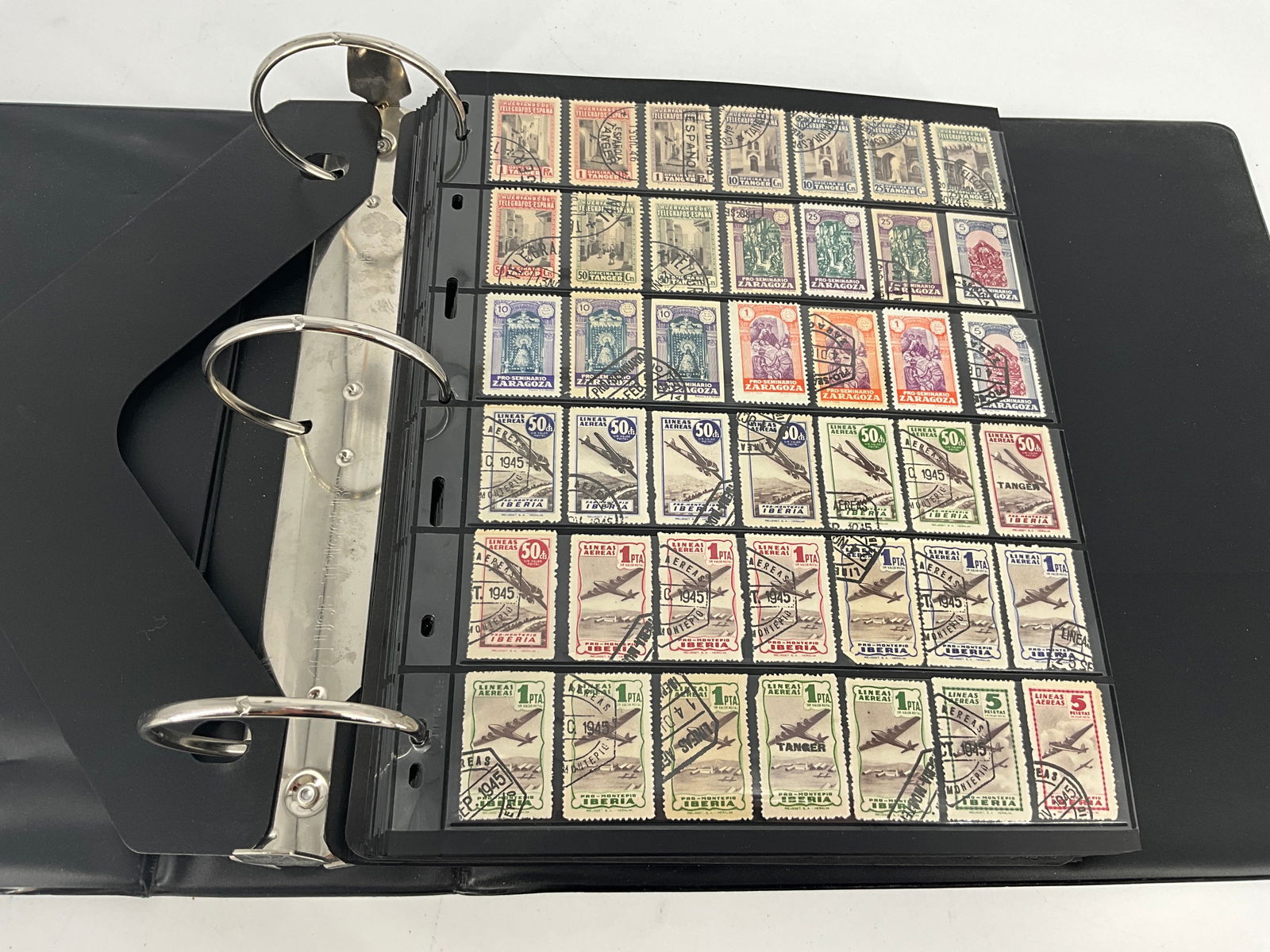 Binder w/International Stamp Collection (1 of 5)