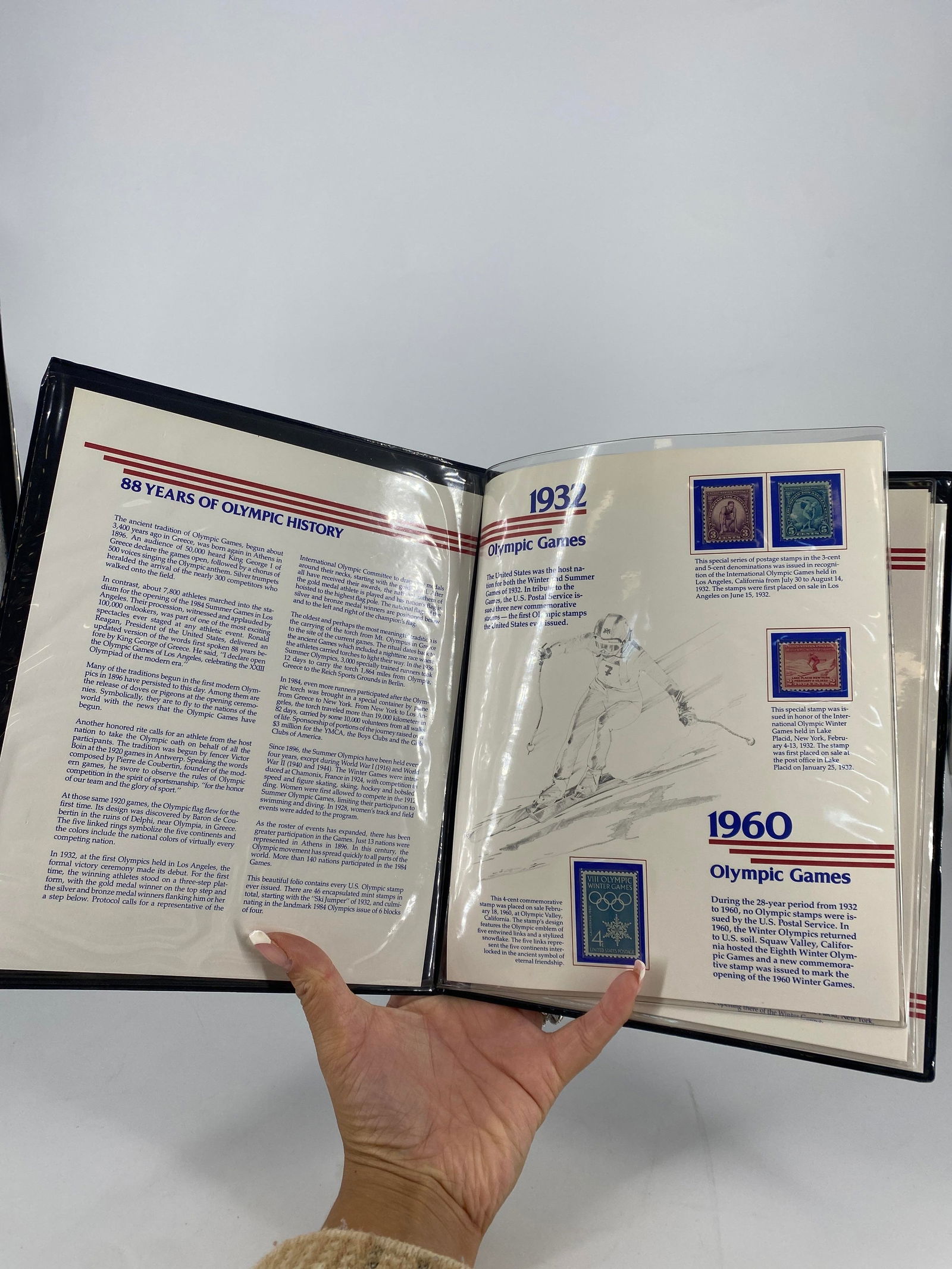 United States Olympic Mint Stamps Folio (1 of 5)