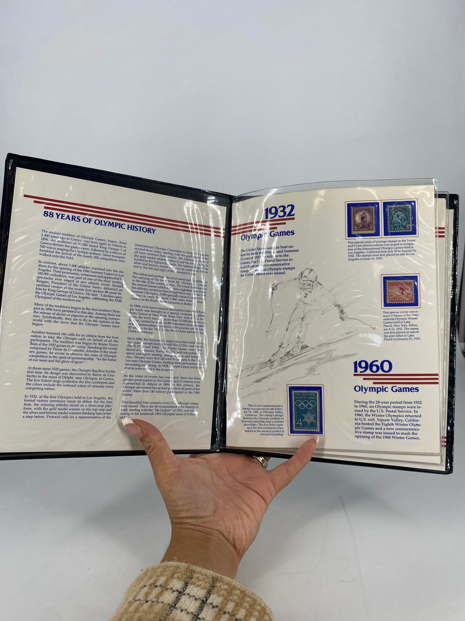 United States Olympic Mint Stamps Folio (1 of 3)