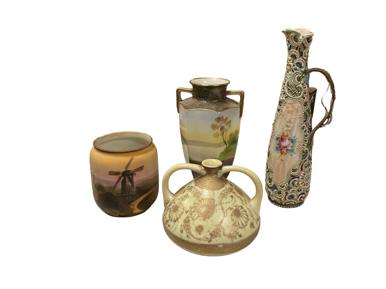 Nippon, Noritake Vases and Moriage Pitcher (1 of 1)