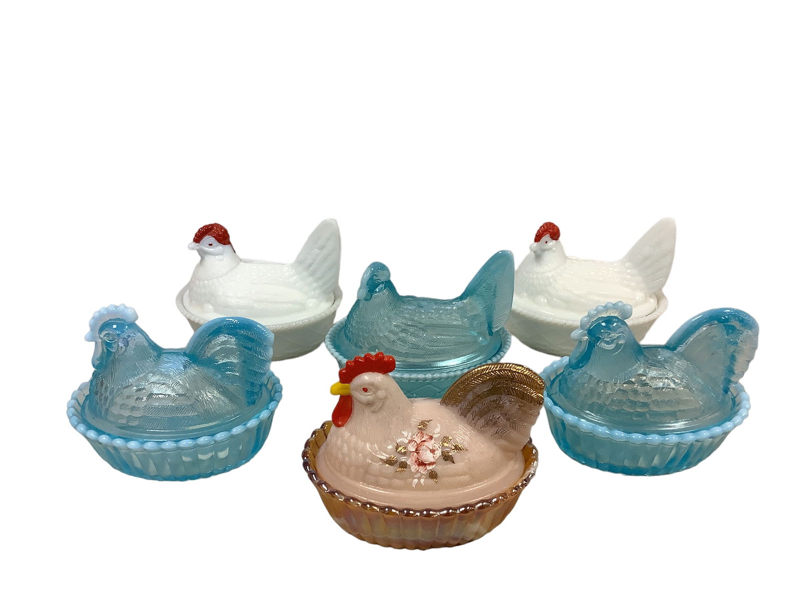 Boyd And Westmoreland Glass ì Hens On Nestsî (1 of 4)