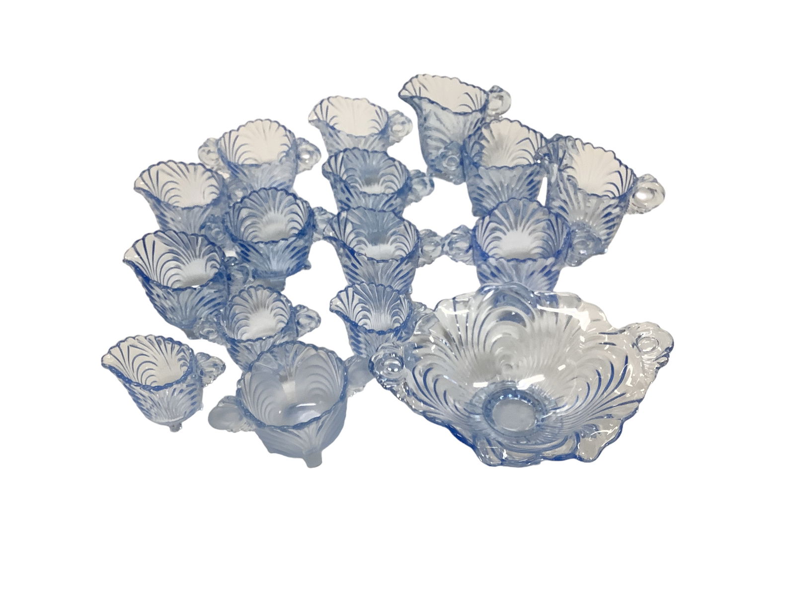 Cambridge Glass ì Blue Caprice " (1 of 5)