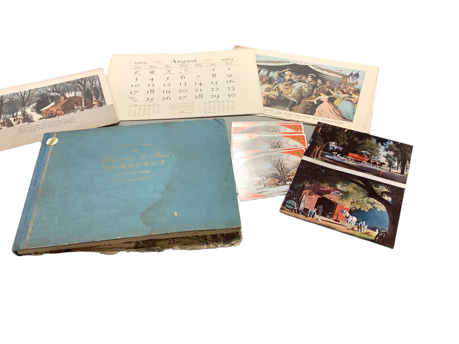 Currier & Ives Ephemera Grouping: Currier & Ives Ephemera Grouping