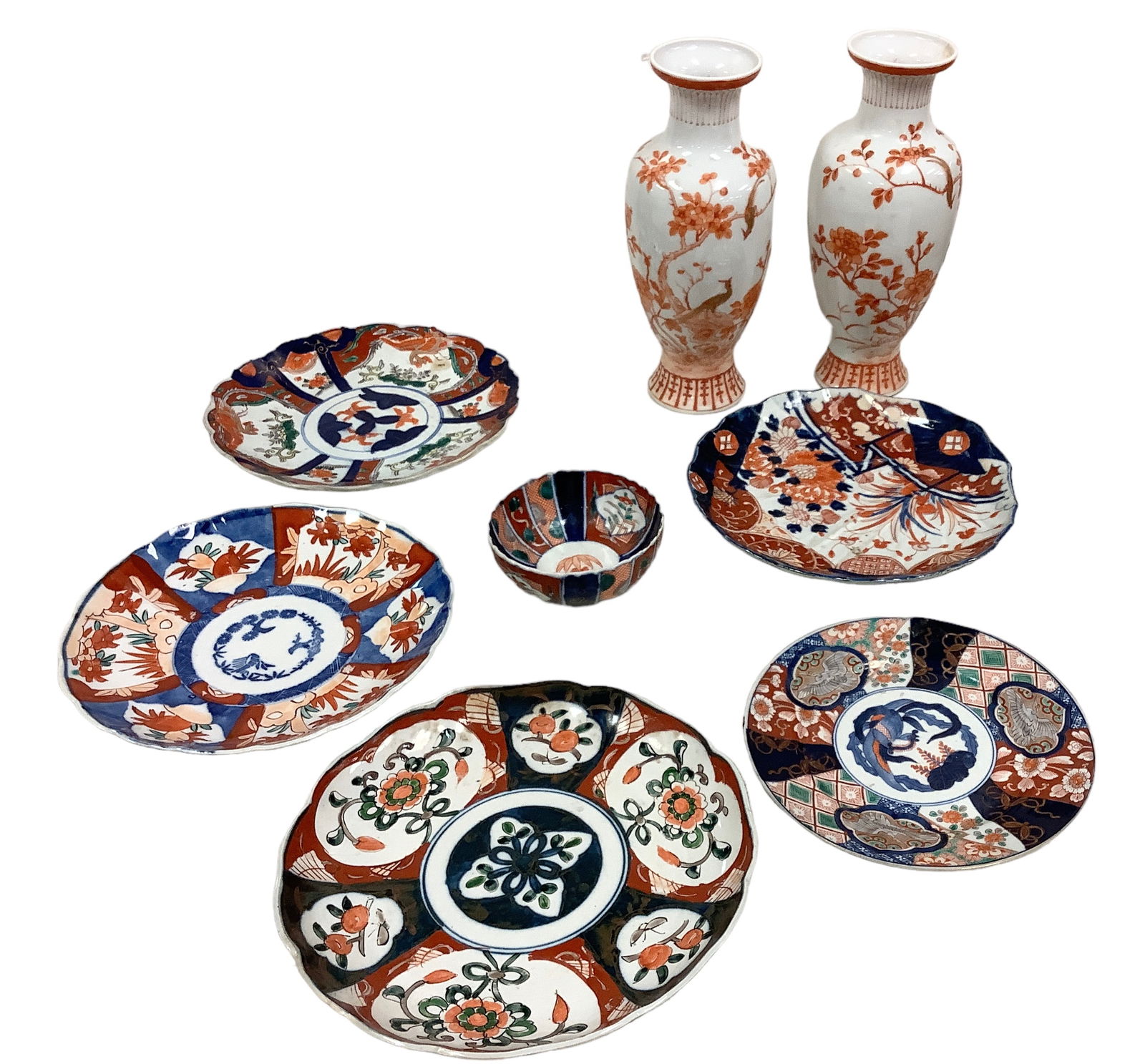 Oriental Decorative Hand Painted Pieces (1 of 2)