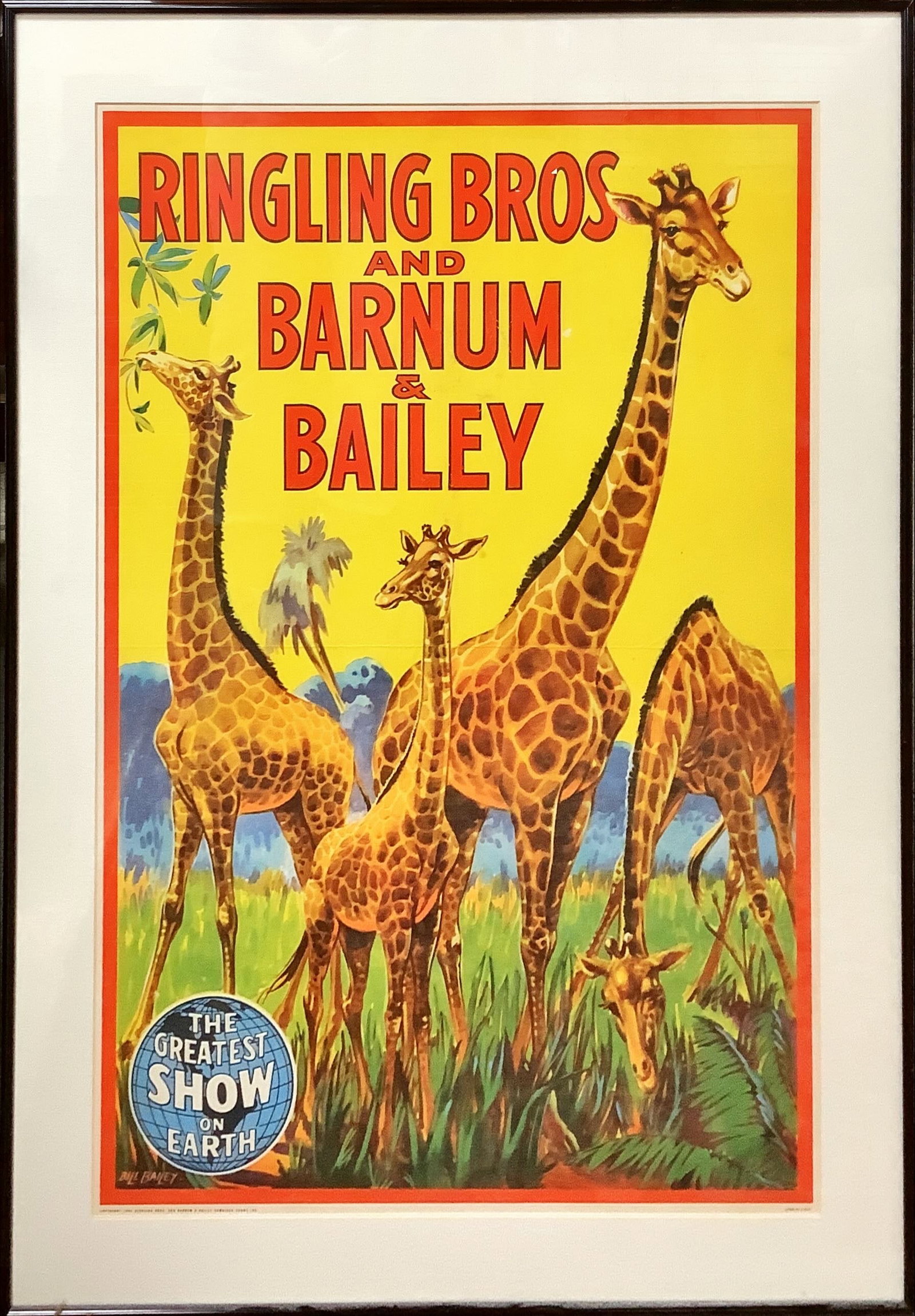 Ringling Bros. and Barnum & Bailey Circus Poster: Ringling Bros. and Barnum & Bailey Circus Poster 23îL x 31îH