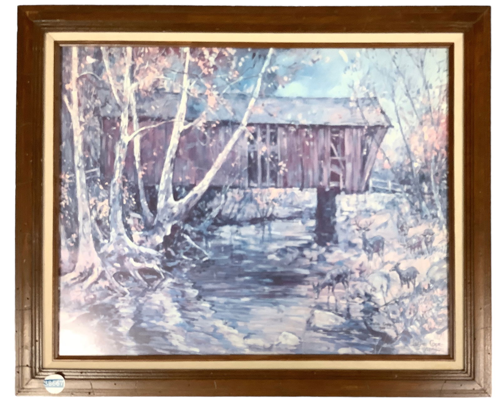 Framed Oil on Canvas Print (1 of 2)