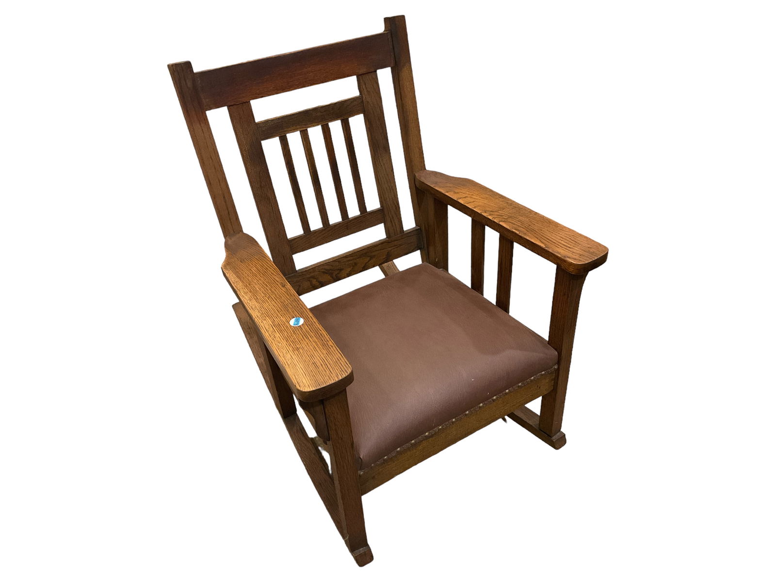 Oak Mission Style Rocking Chair (1 of 6)