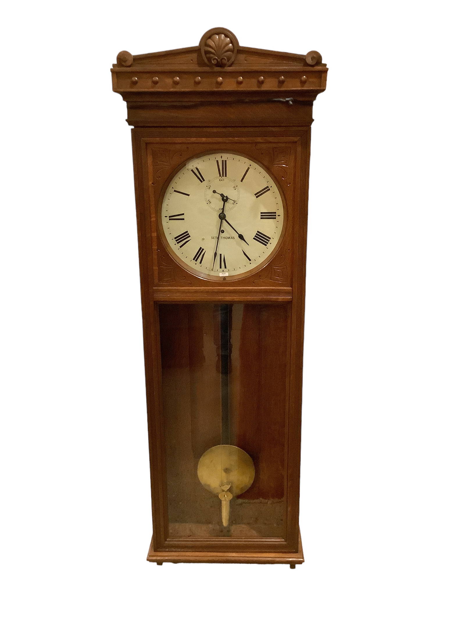 1890 Seth Thomas 8 Day Railroad Regulator Clock Auction
