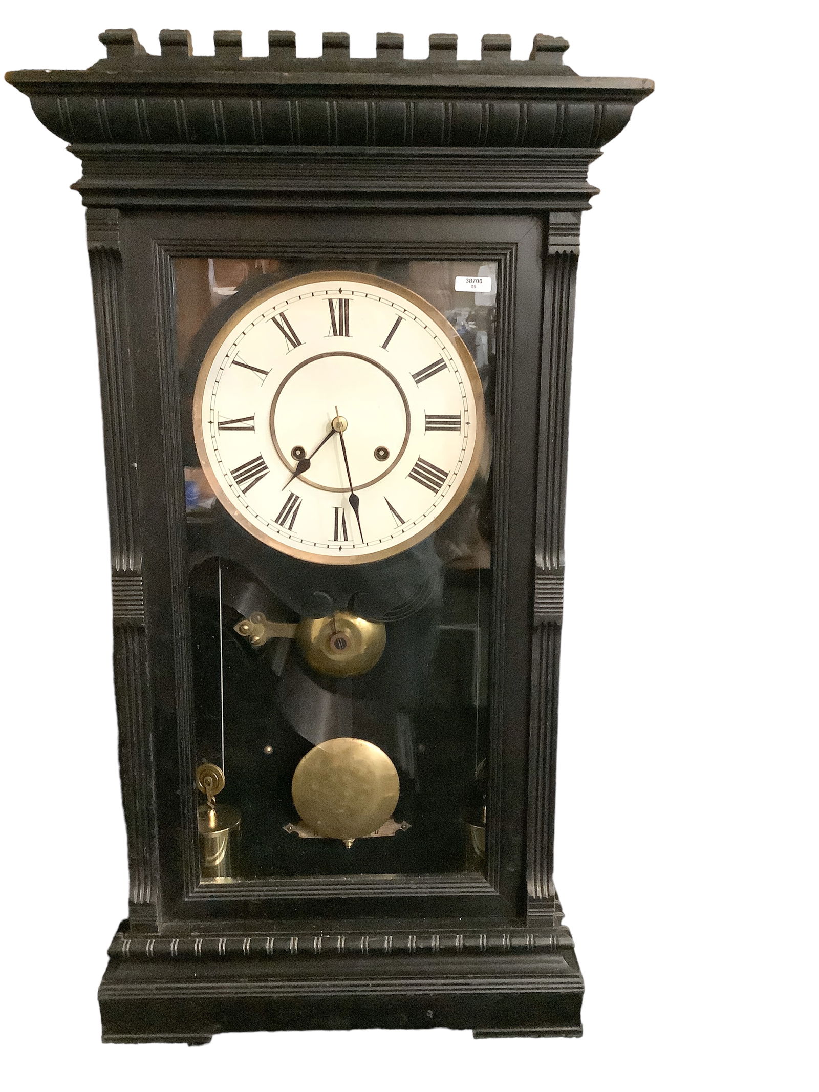 1890 Seth Thomas Garfield 8-Day 2 Weight Clock (1 of 1)
