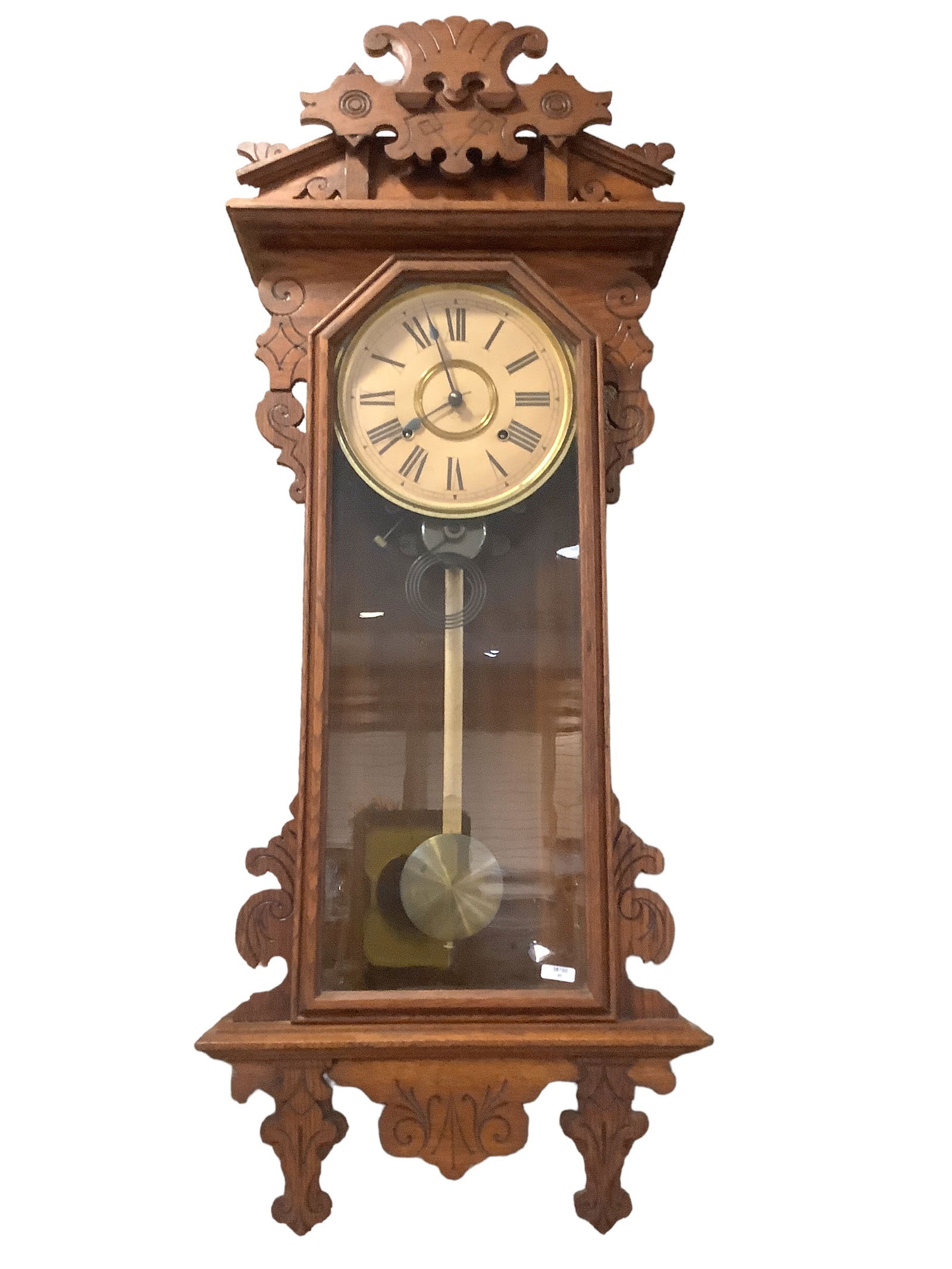 1906 Ansonia 8-Day Bahia Regulator Clock (1 of 1)