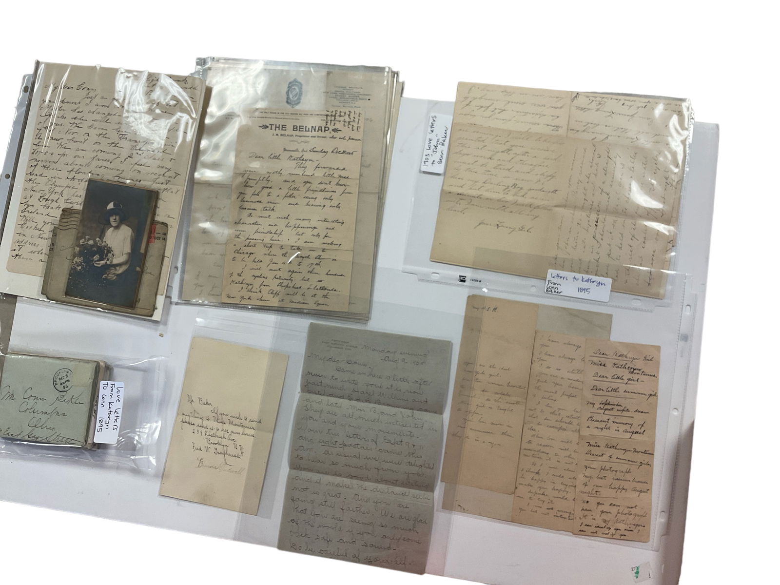 Letter to and from CONN BAKER. (1 of 5)