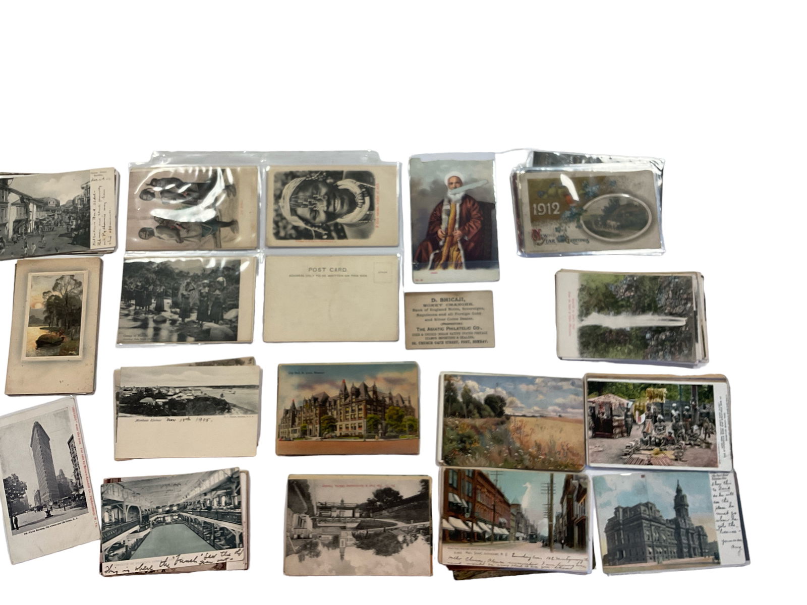 CONN BAKER VINTAGE POSTCARDS. (1 of 6)