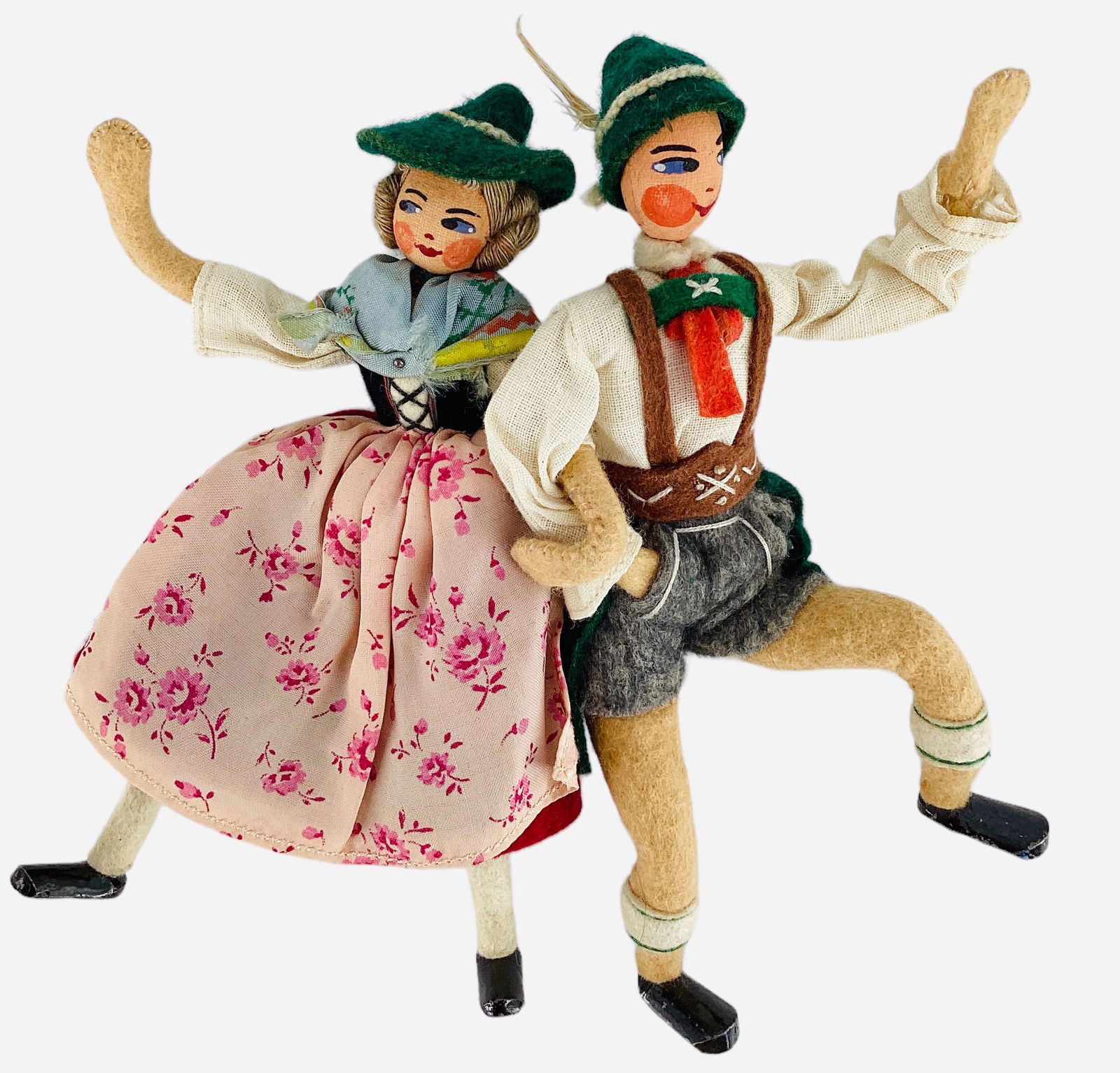 Vintage German BAPS Bavarian Couple. (1 of 2)