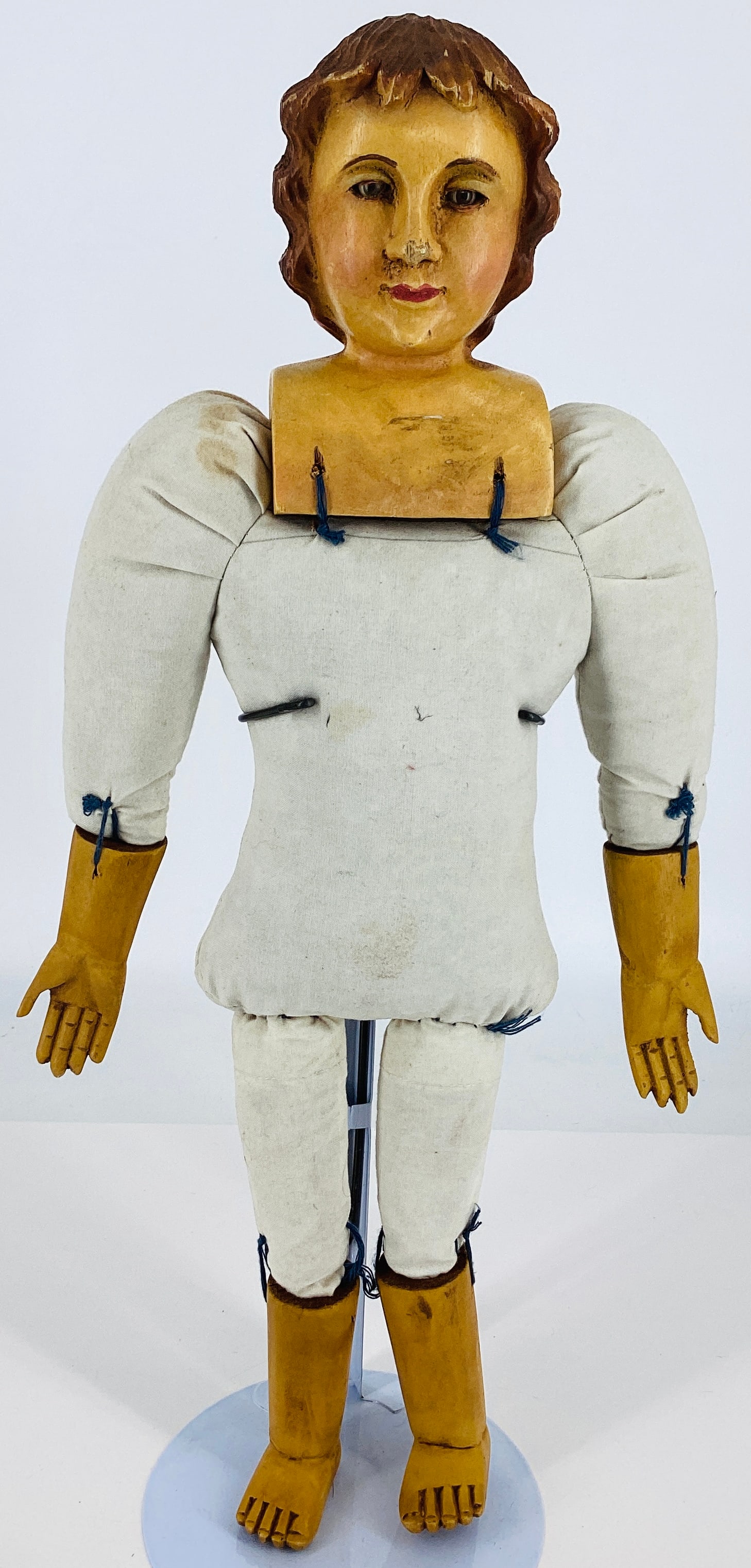 Carved Wood Shoulder Head Santos (1 of 3)