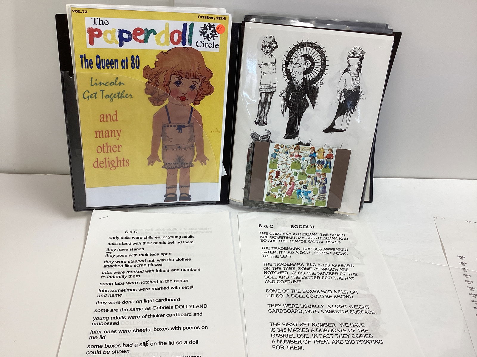 Collection of Vintage S&C and German Paper Dolls (1 of 5)