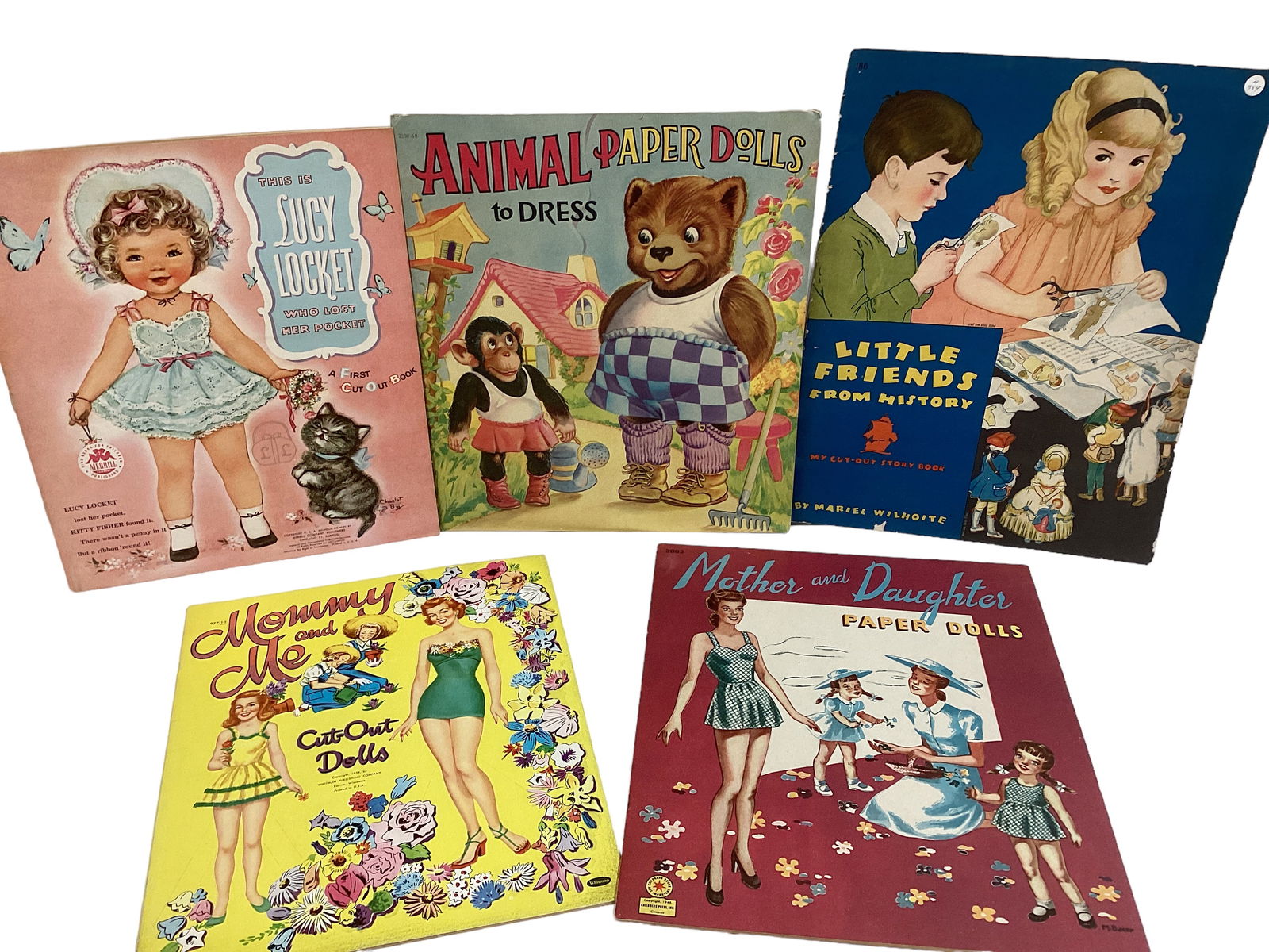 Vintage (1940ís, 1950ís) Uncut Paper Doll Books (1 of 4)