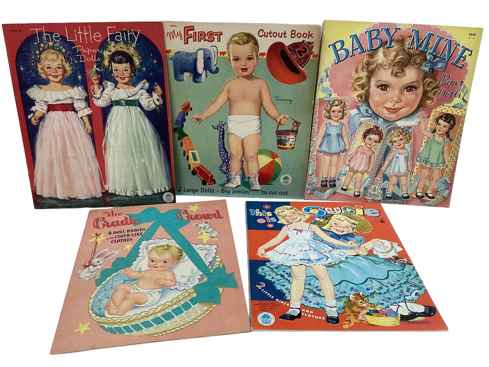 1960ís & Older Baby & Little Girl Paper Doll Books, Uncut (1 of 5)