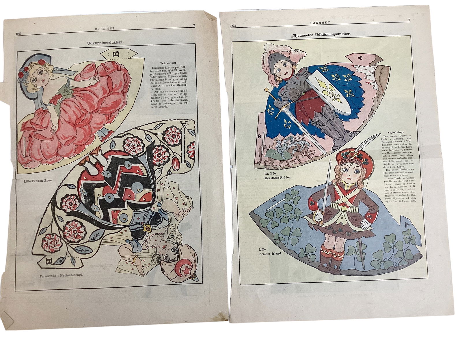 Antique & Vintage Paper Dolls, Uncut (1 of 5)