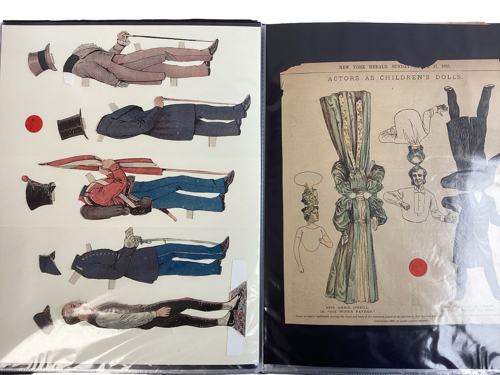 Large Binder of Antique and Vintage Cut & Uncut Paper Dolls. (1 of 5)