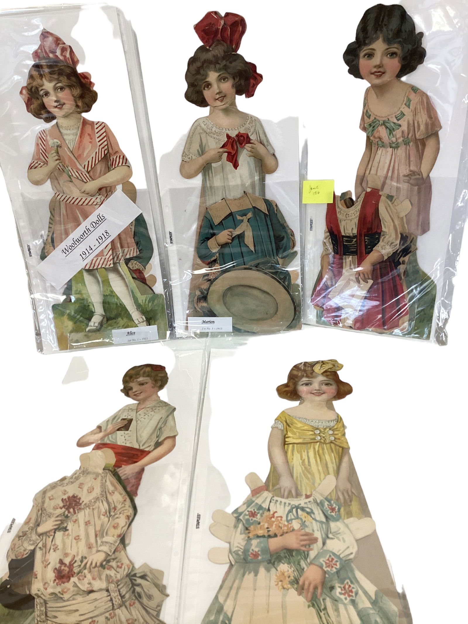 Antique Woolworth's Paper Dolls (1 of 4)