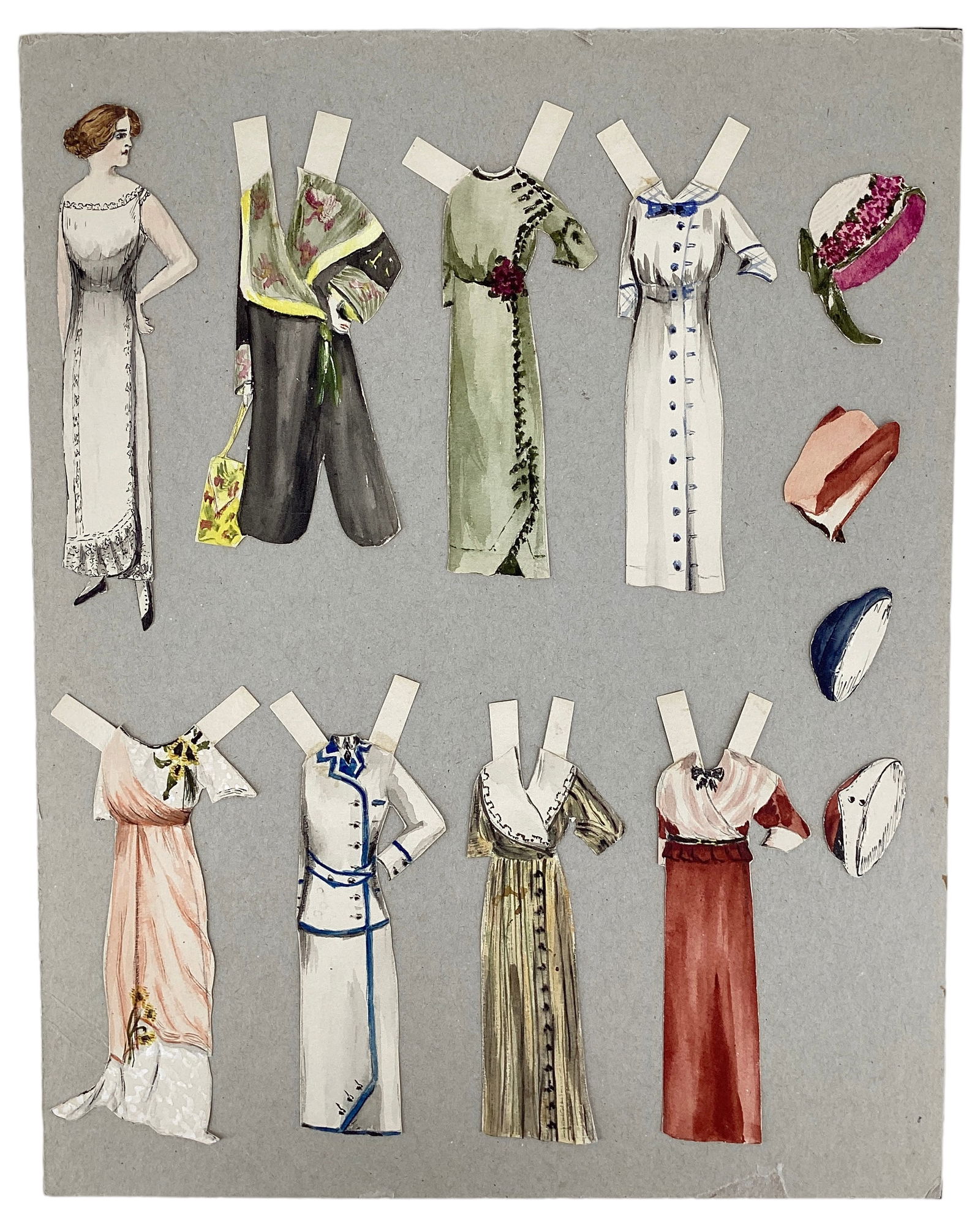 1910's Antique Hand Made Paper Doll (1 of 1)