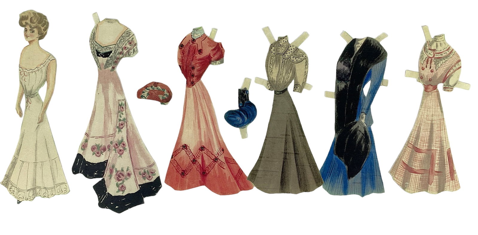 Antique Gibson Girl Style Paper Doll (1 of 1)