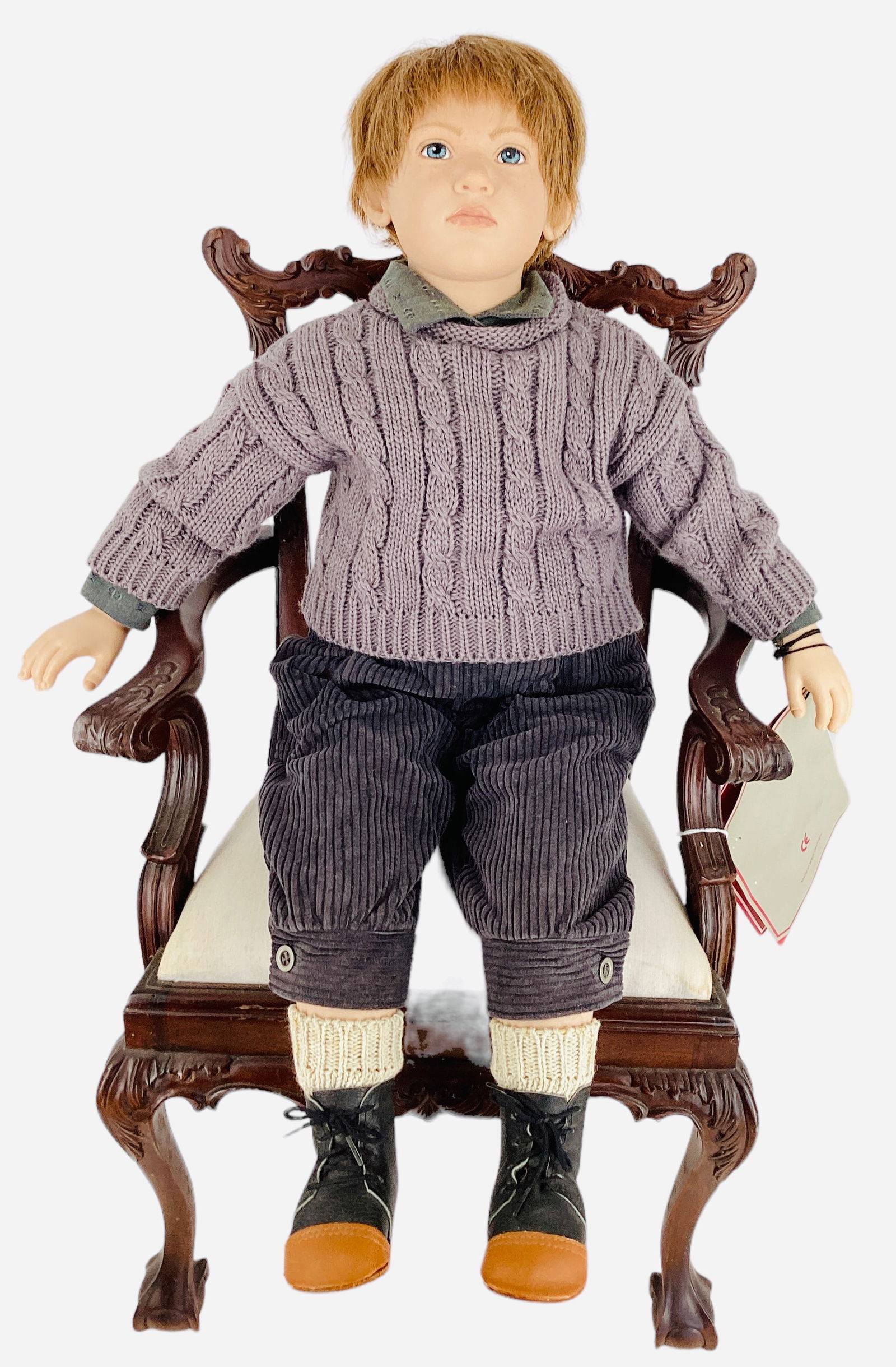 Vinyl artist doll "Sammy" by Sabine Esche. (1 of 2)