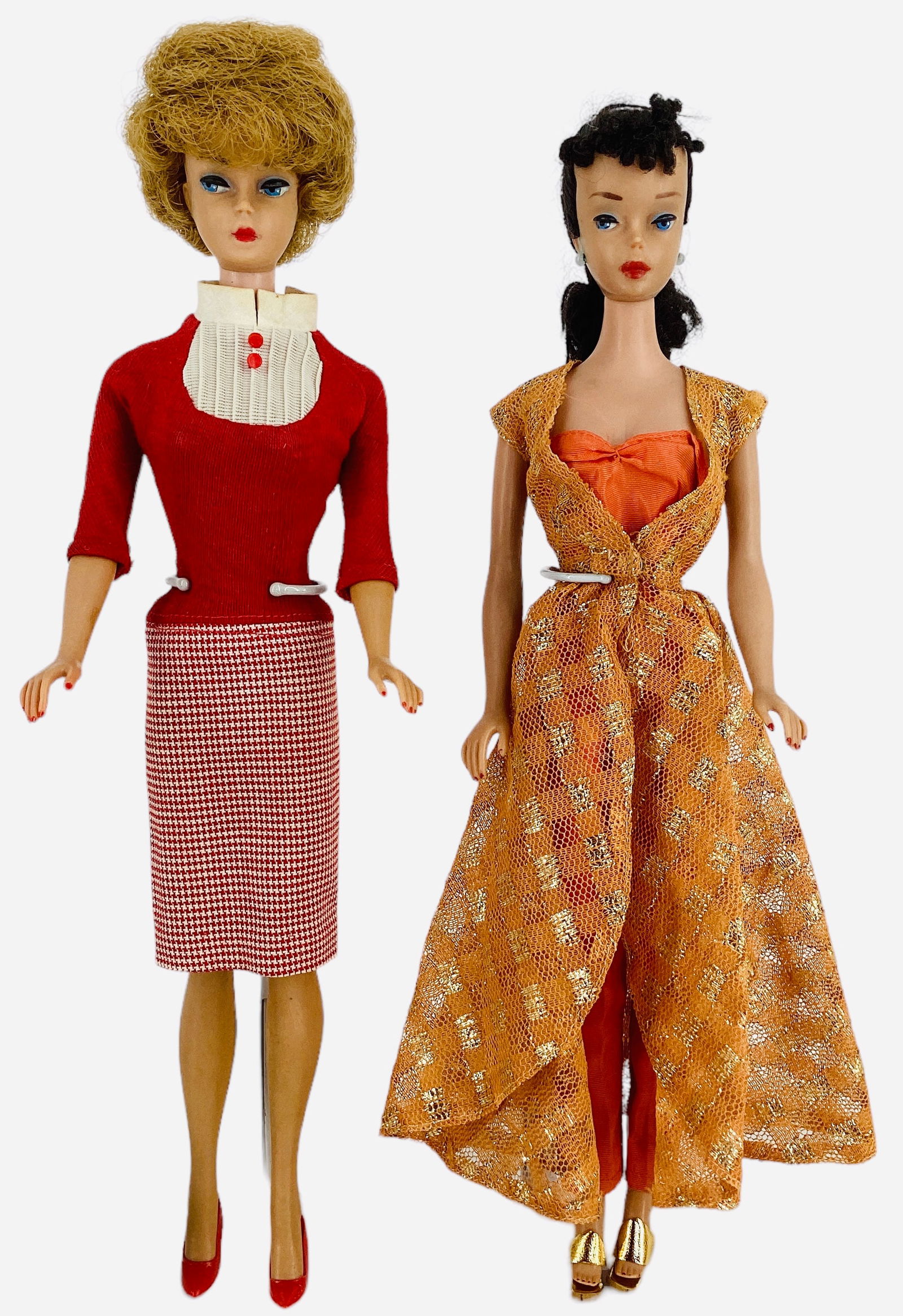 BUBBLECUT BARBIE W/ STUDENT TEACHER & # 5 BARBIE W/ DINNER AT EIGHT (1 of 2)
