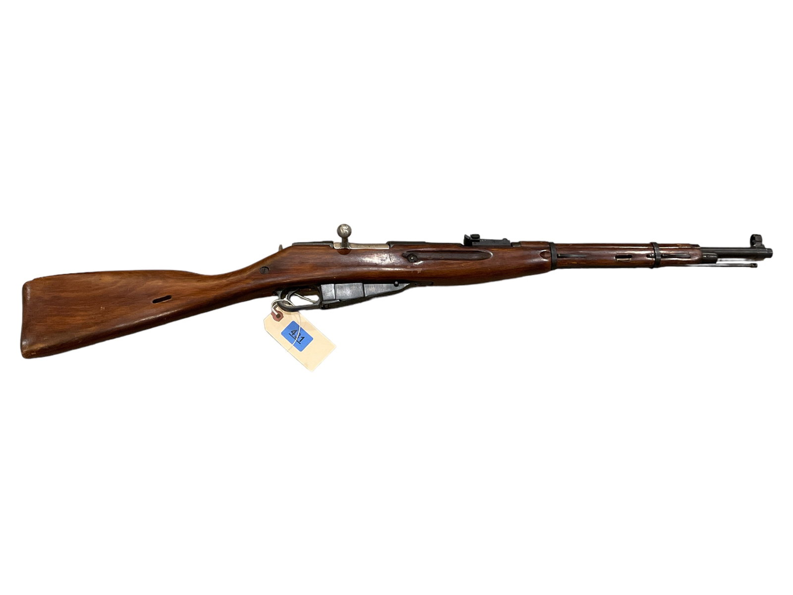Mosin Nagant Model 7.62 x 54mmR Caliber Carbine Bolt Rifle SN: K-4643: Mosin Nagant Model 7.62 x 54mmR Caliber Carbine Bolt Rifle SN: K-4643 Matching serial numbers. By bidding on this lot buyer accepts responsibility of knowledge of State and Federal laws for their stat