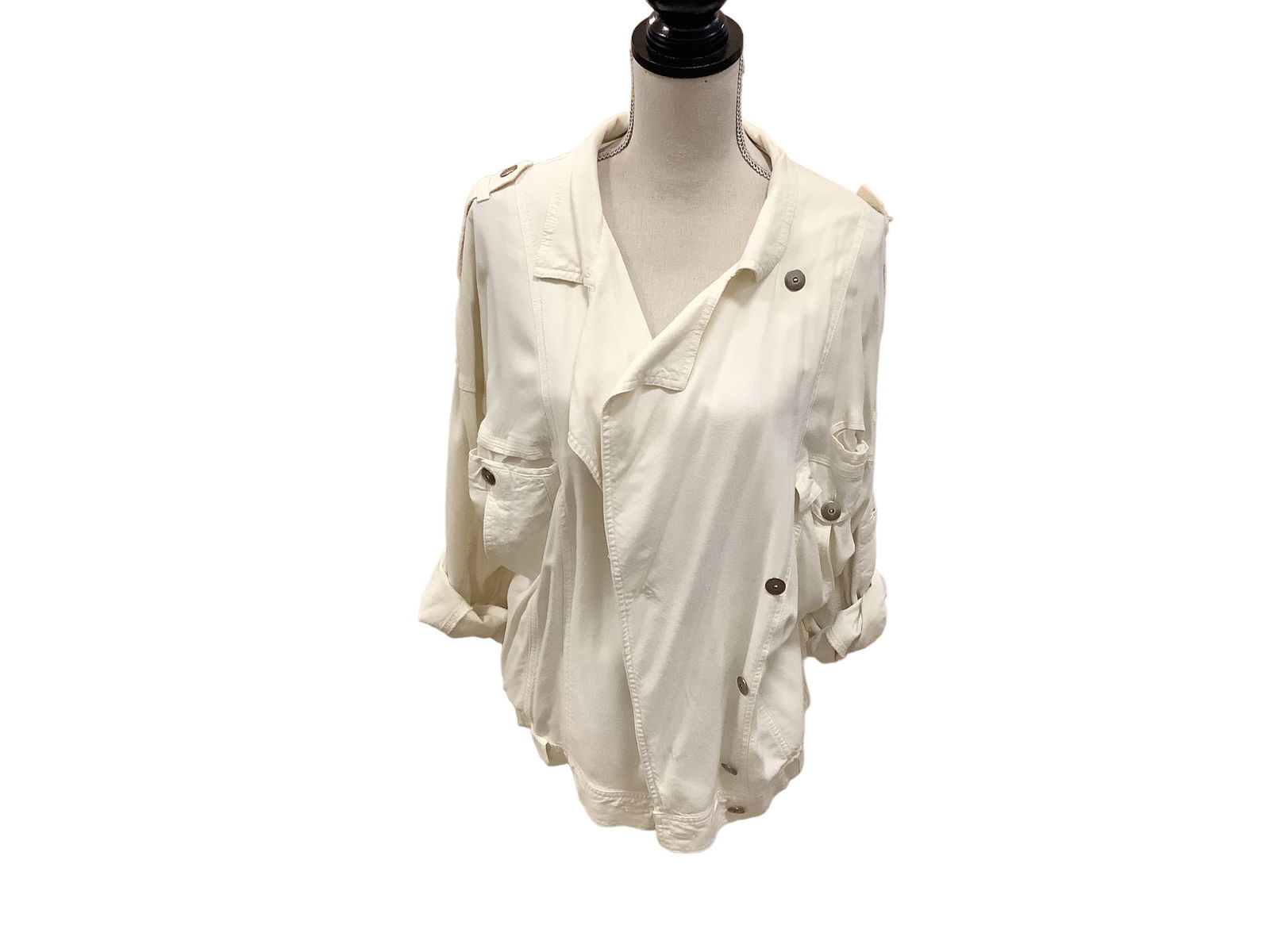 Vintage Cream Colored Jacket (1 of 4)