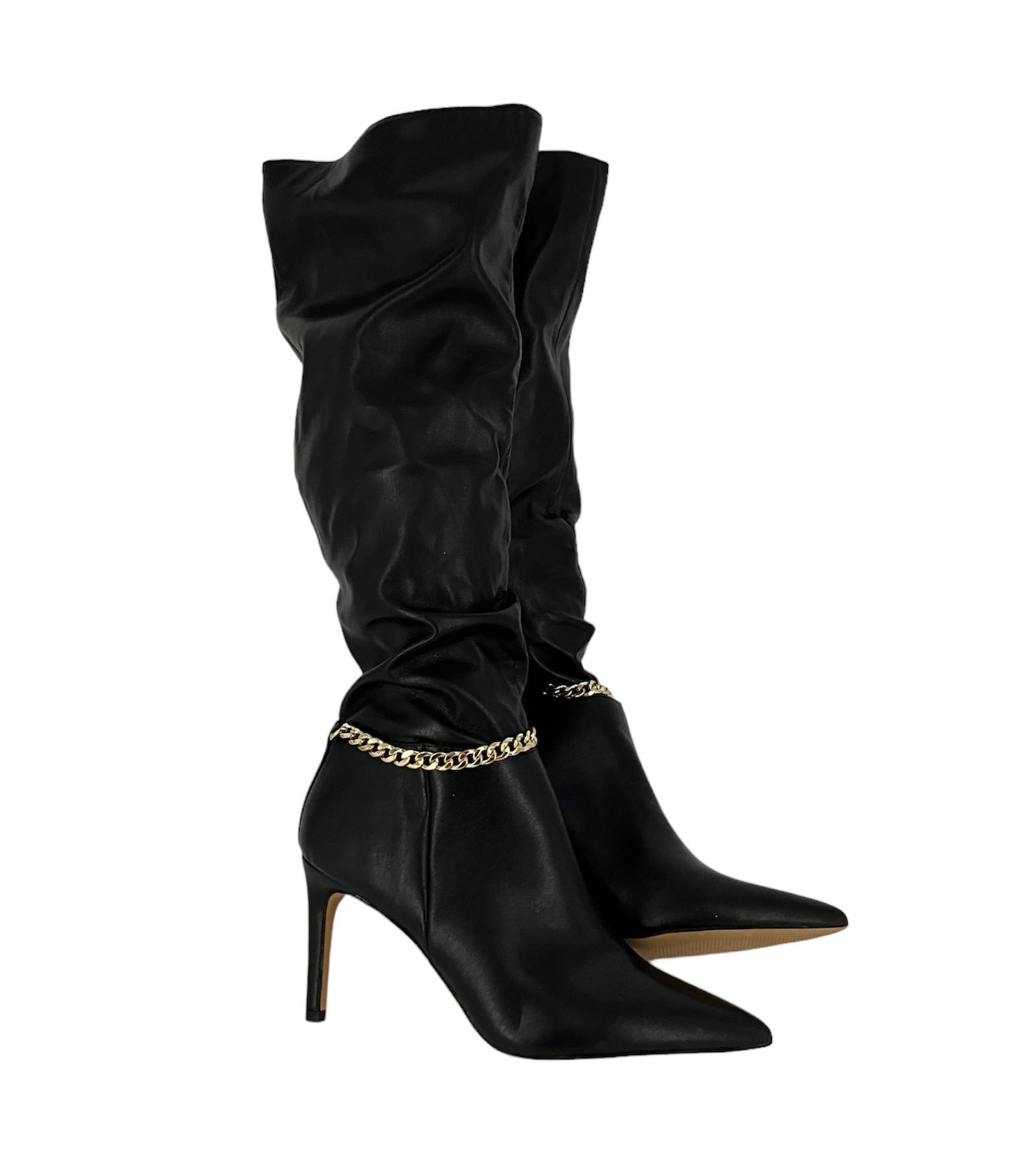 Pointed Toe Calf High Boots (1 of 4)