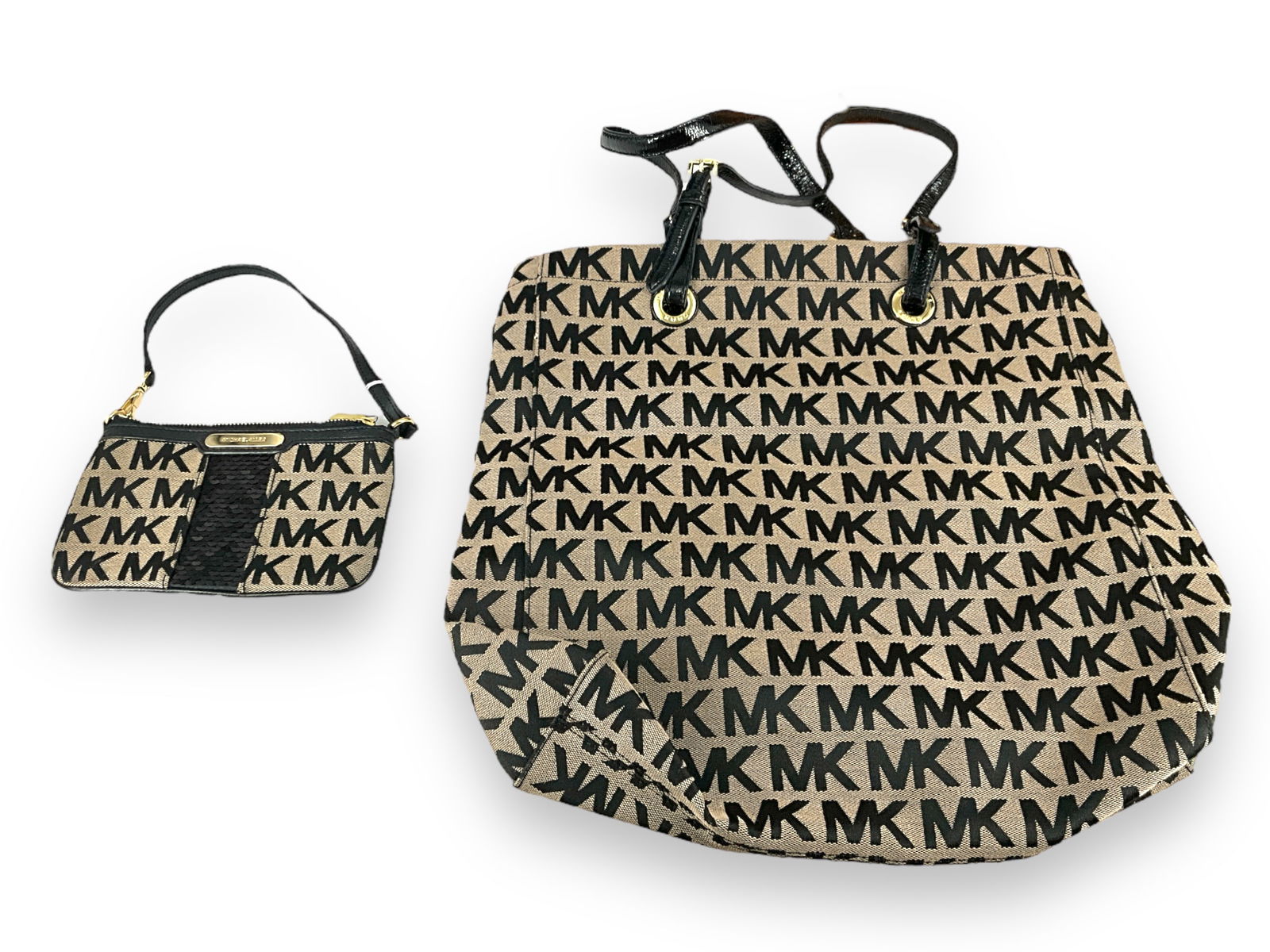 ìMichael Korsî Tote Bag and Small Purse (1 of 9)