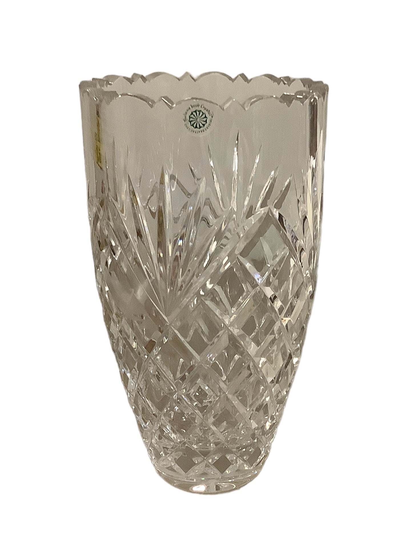 Galway Irish Crystal Vase: Galway Irish Crystal Vase Galway Irish Crystal Vase 10î high