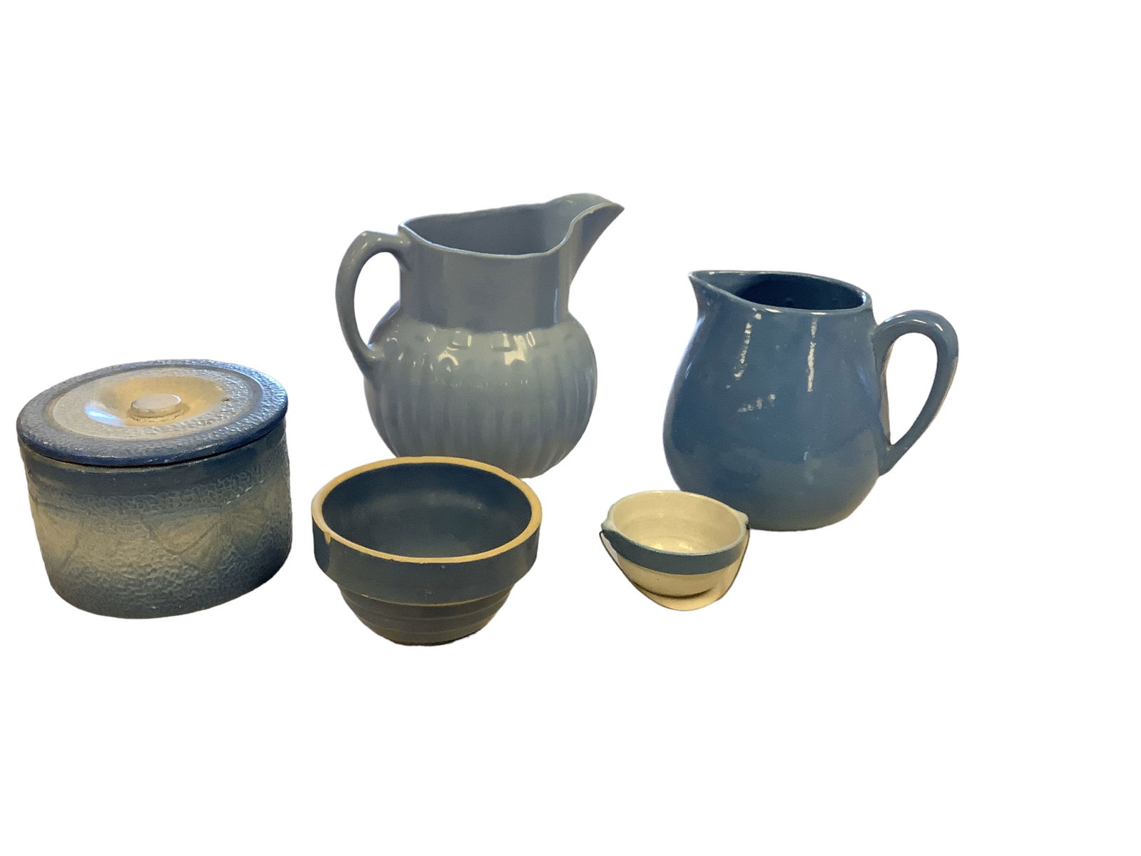 (5) Pieces of Blue Pottery and Crockery (1 of 1)