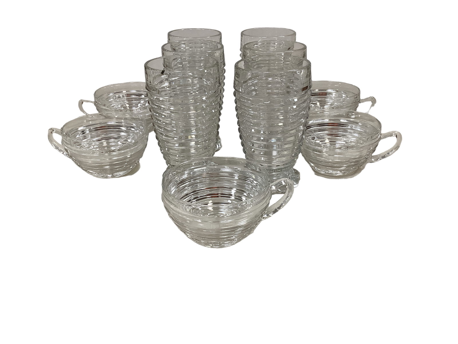 Lot of 11 Manhattan Items by Anchor Hocking (1 of 2)