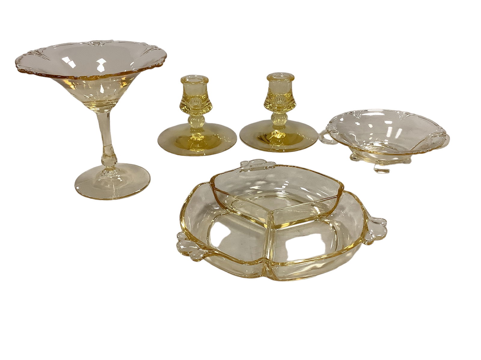 Heisey Lot of Five Sahara Items (1 of 1)