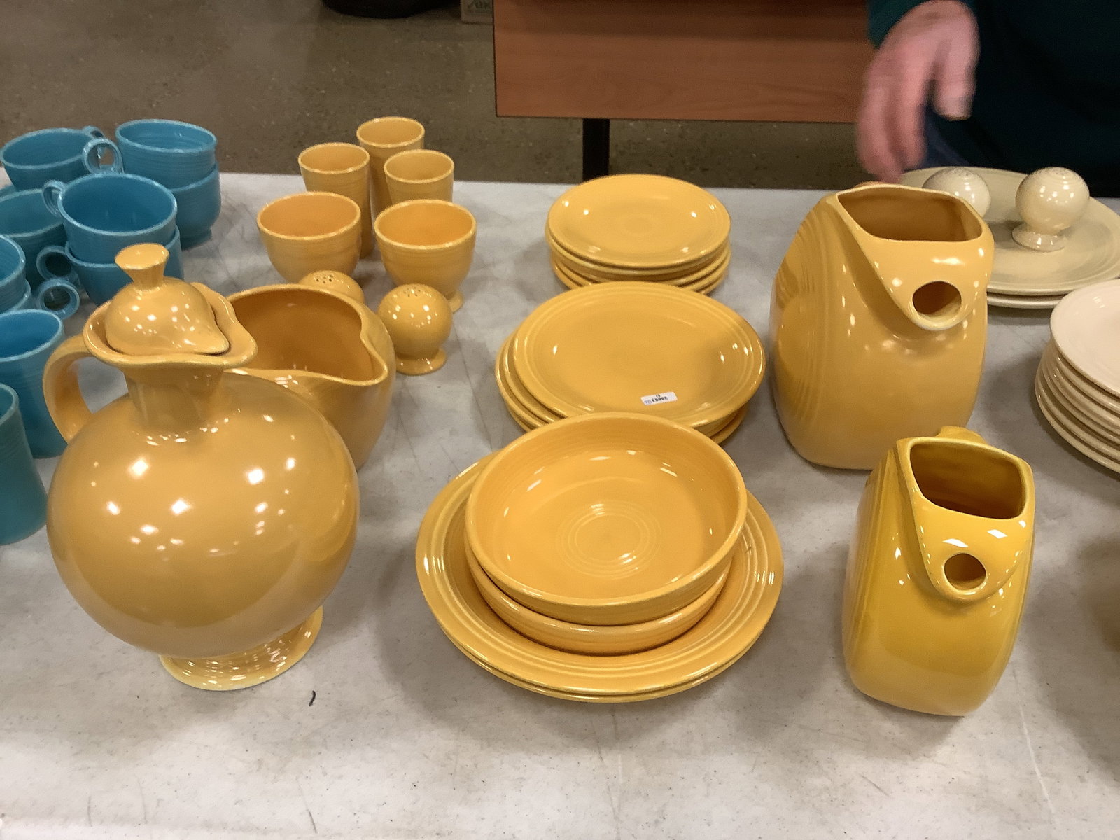 Lot of 26 Pieces of Yellow Fiestaware (1 of 2)