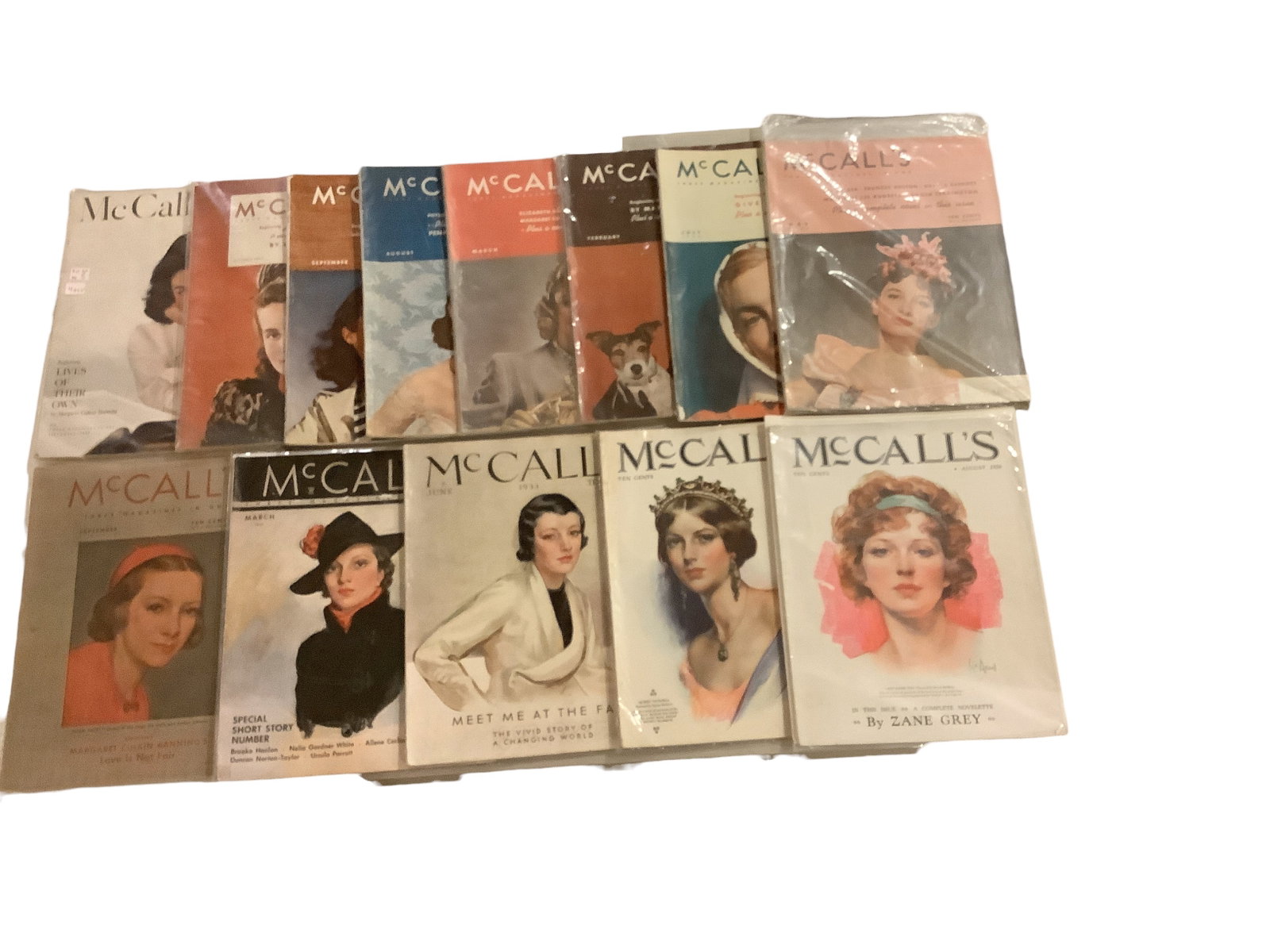 Vintage ìMcCallísî Magazines Lot of (13): Vintage ìMcCallísî Magazines Lot of (13) Issues ranging from 1926 - 1948.