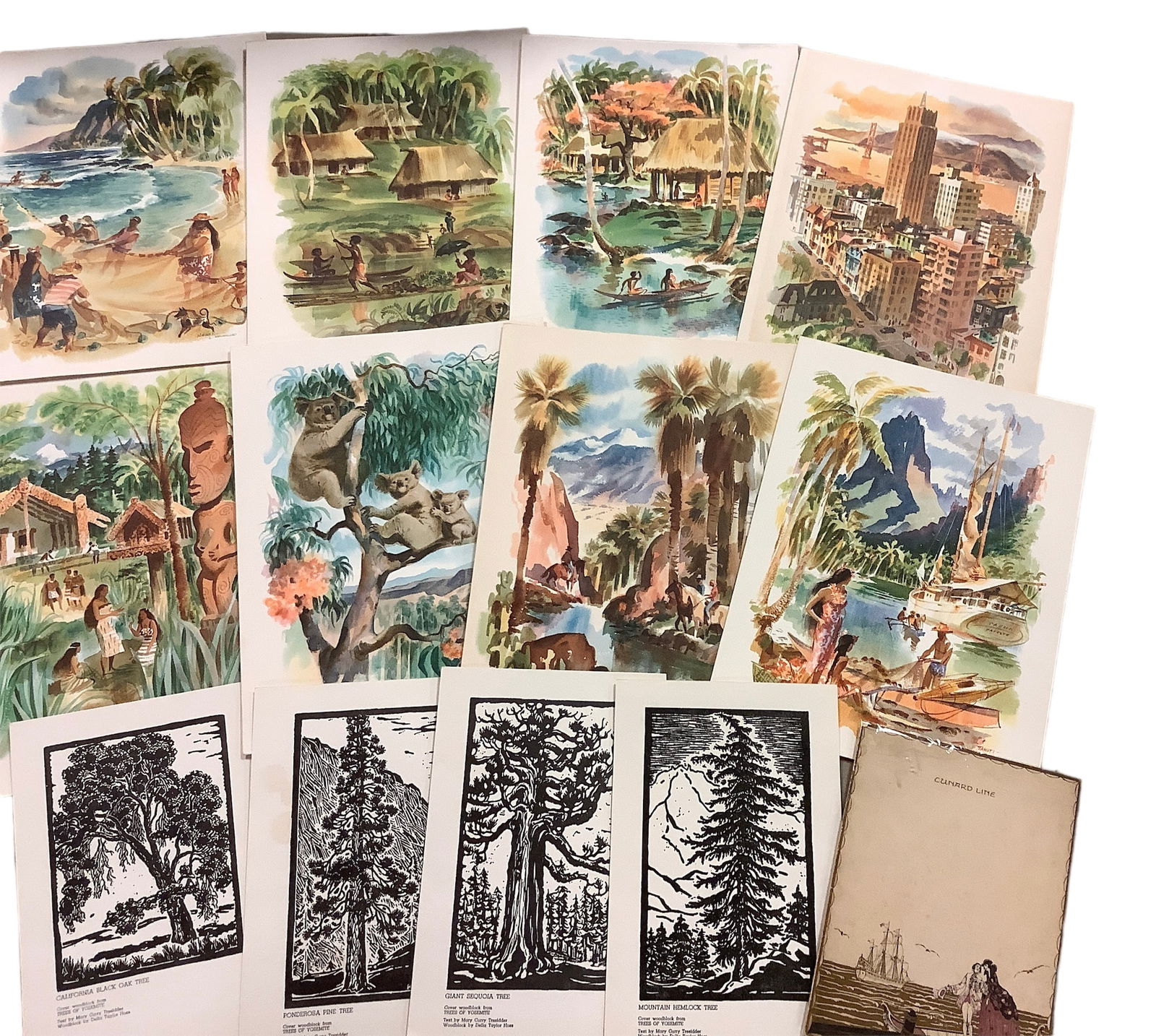 Vintage Matson Cruise Lines Port Stop Menu Ephemera (1 of 6)