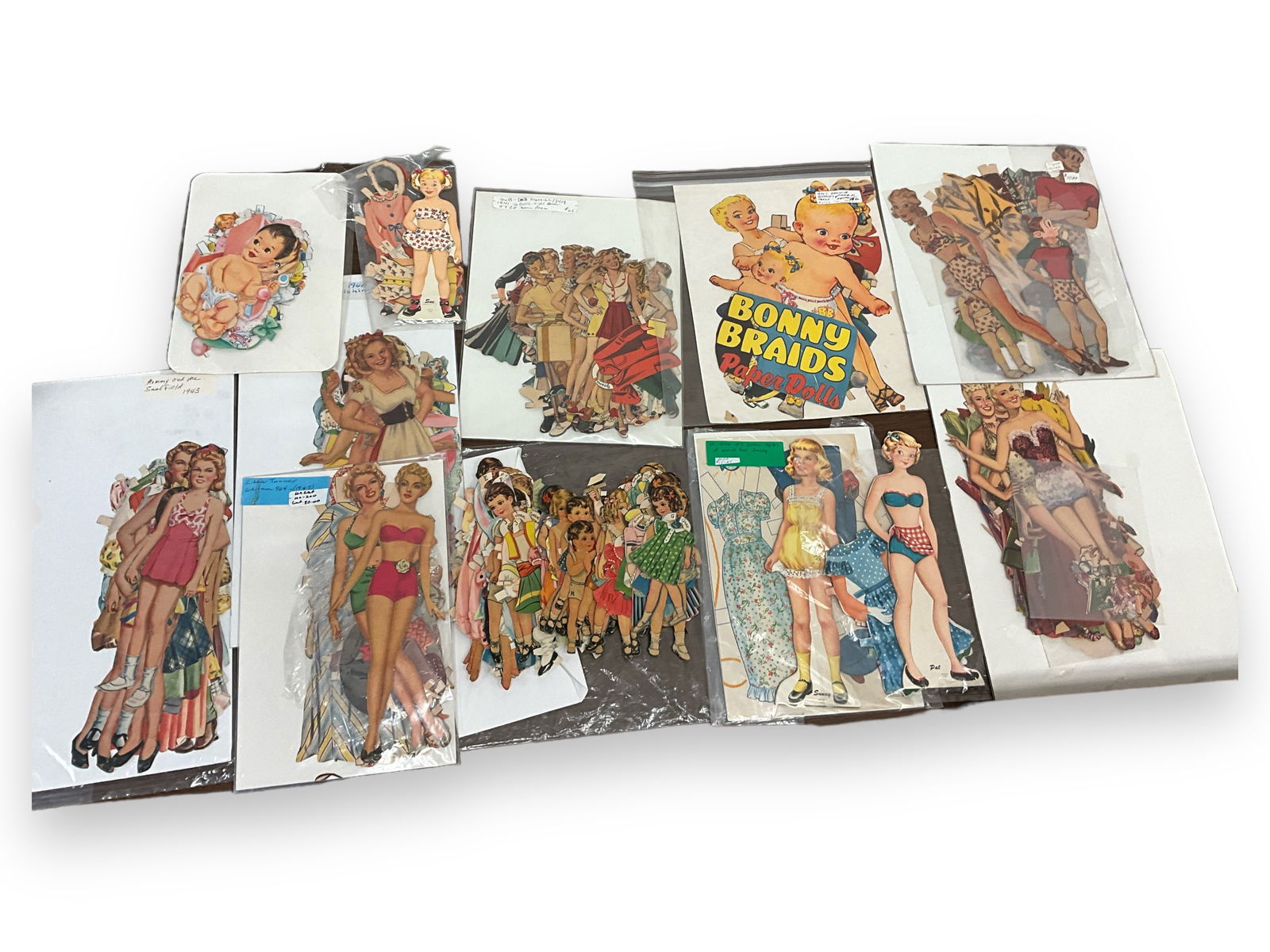 Vintage Cut Paper Dolls (1 of 10)